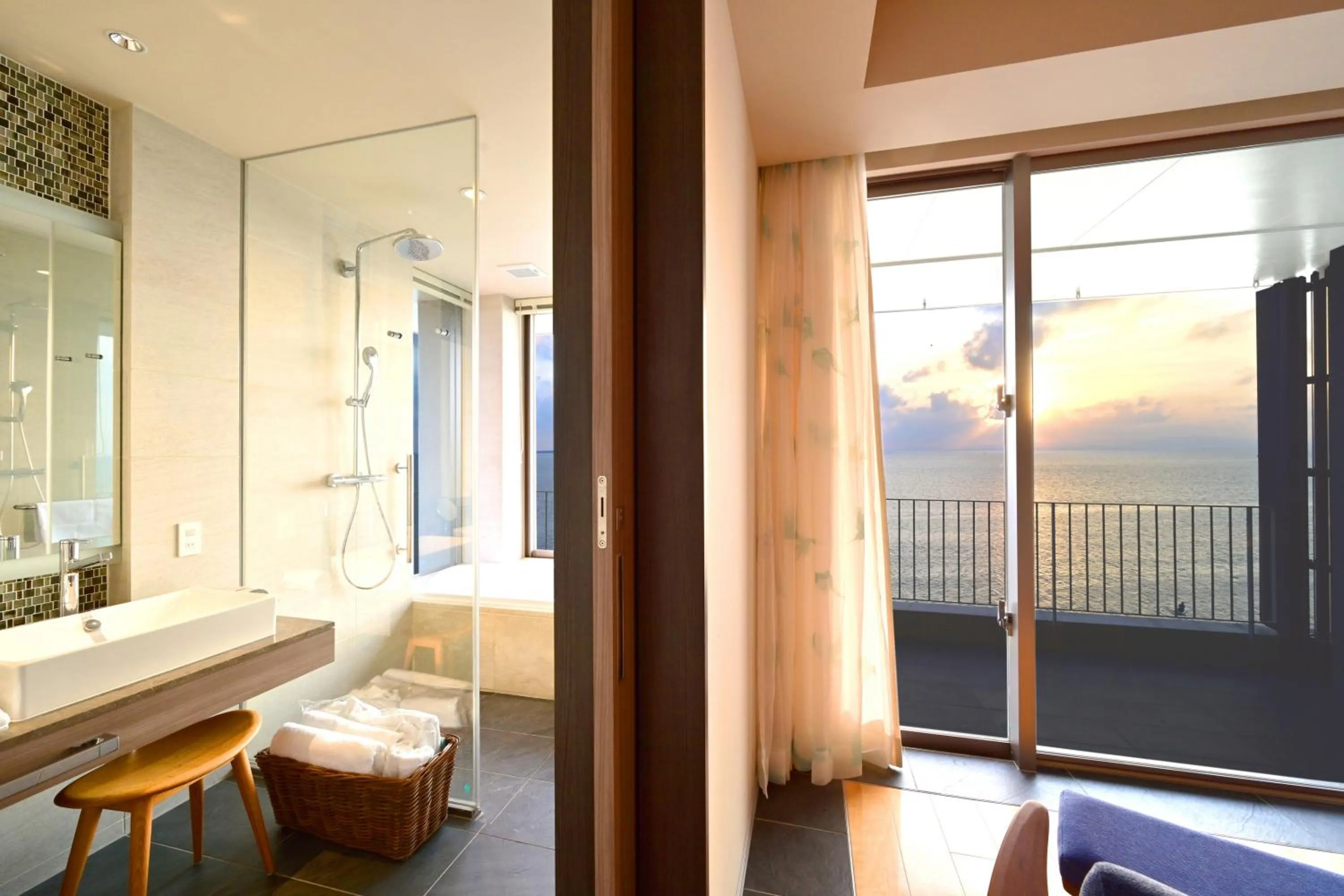 Sea view in Beach Hotel Sunshine Ishigakijima