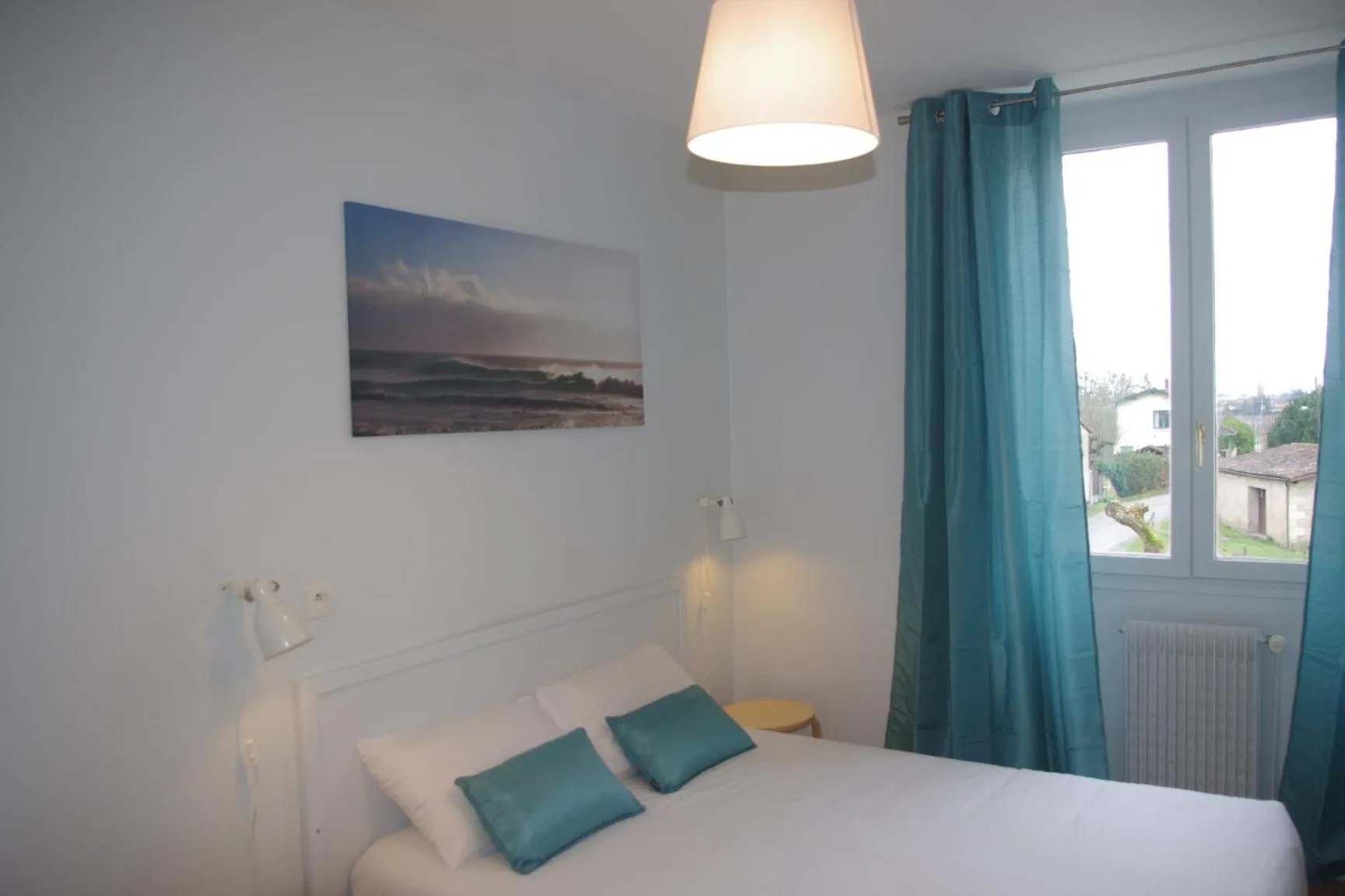 Bedroom, Bed in Hôtel Rapin