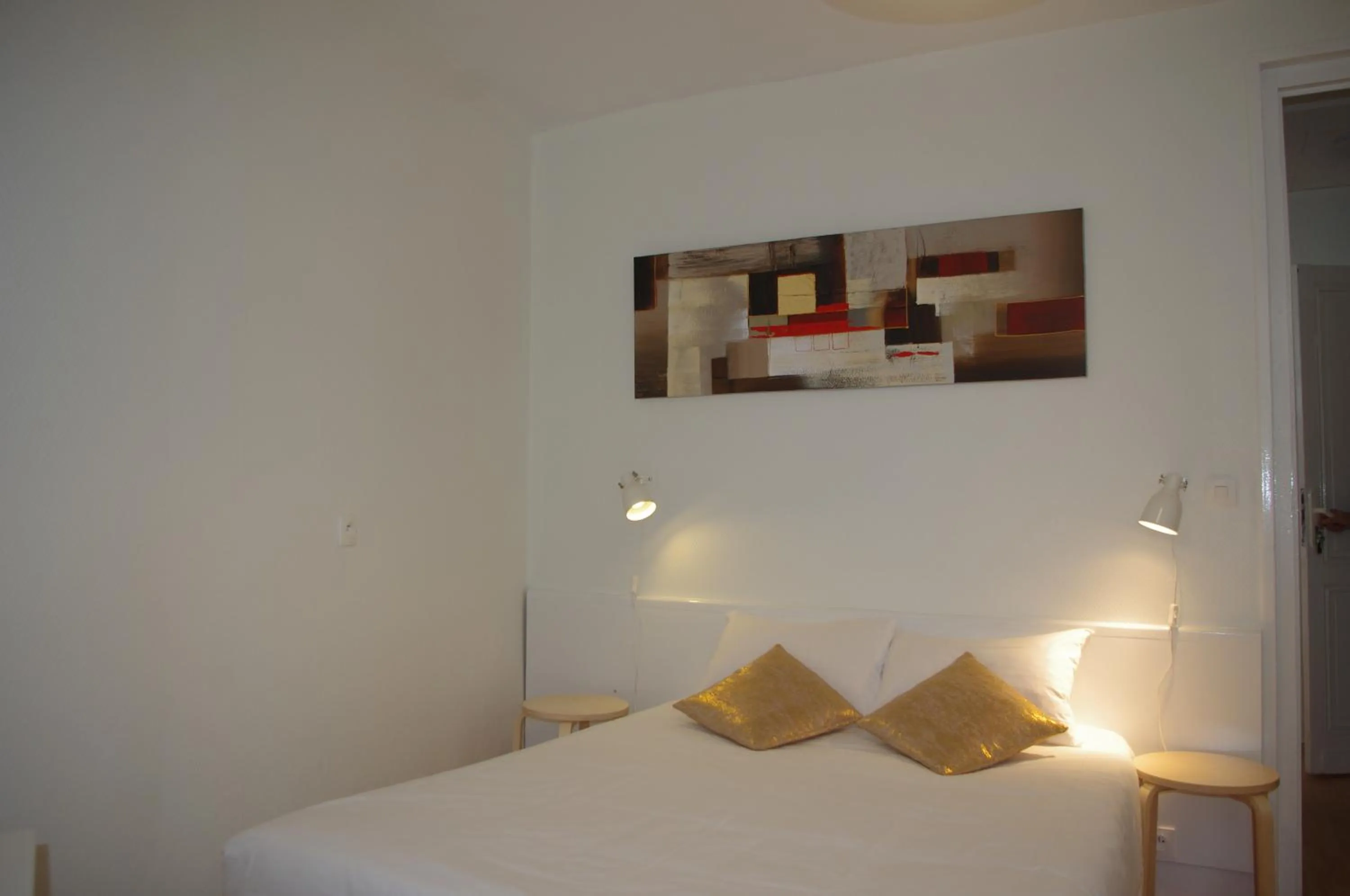 Bedroom, Bed in Hôtel Rapin