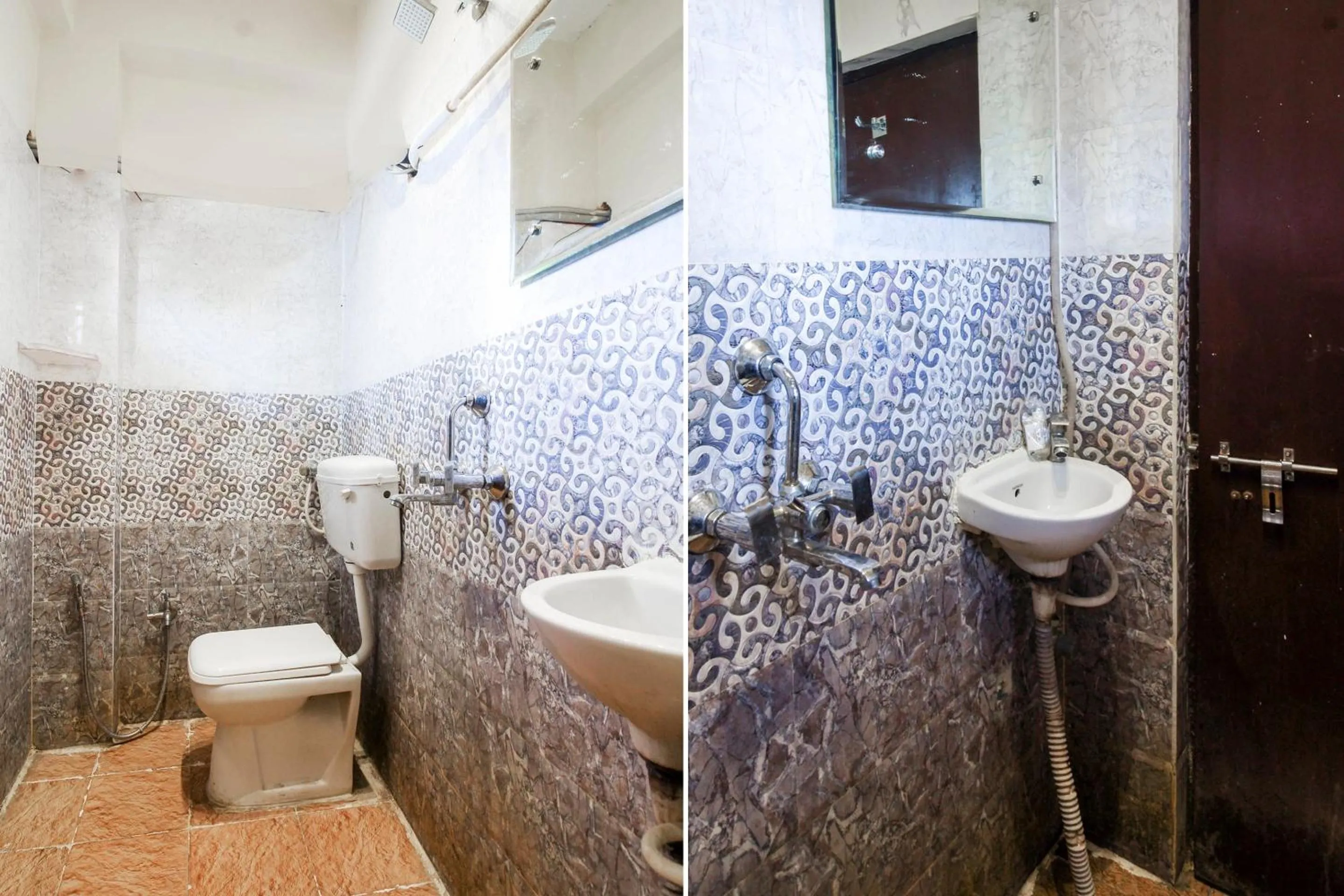 Bathroom in Hotel O Happy Guest House near LV Prasad eye Hospital