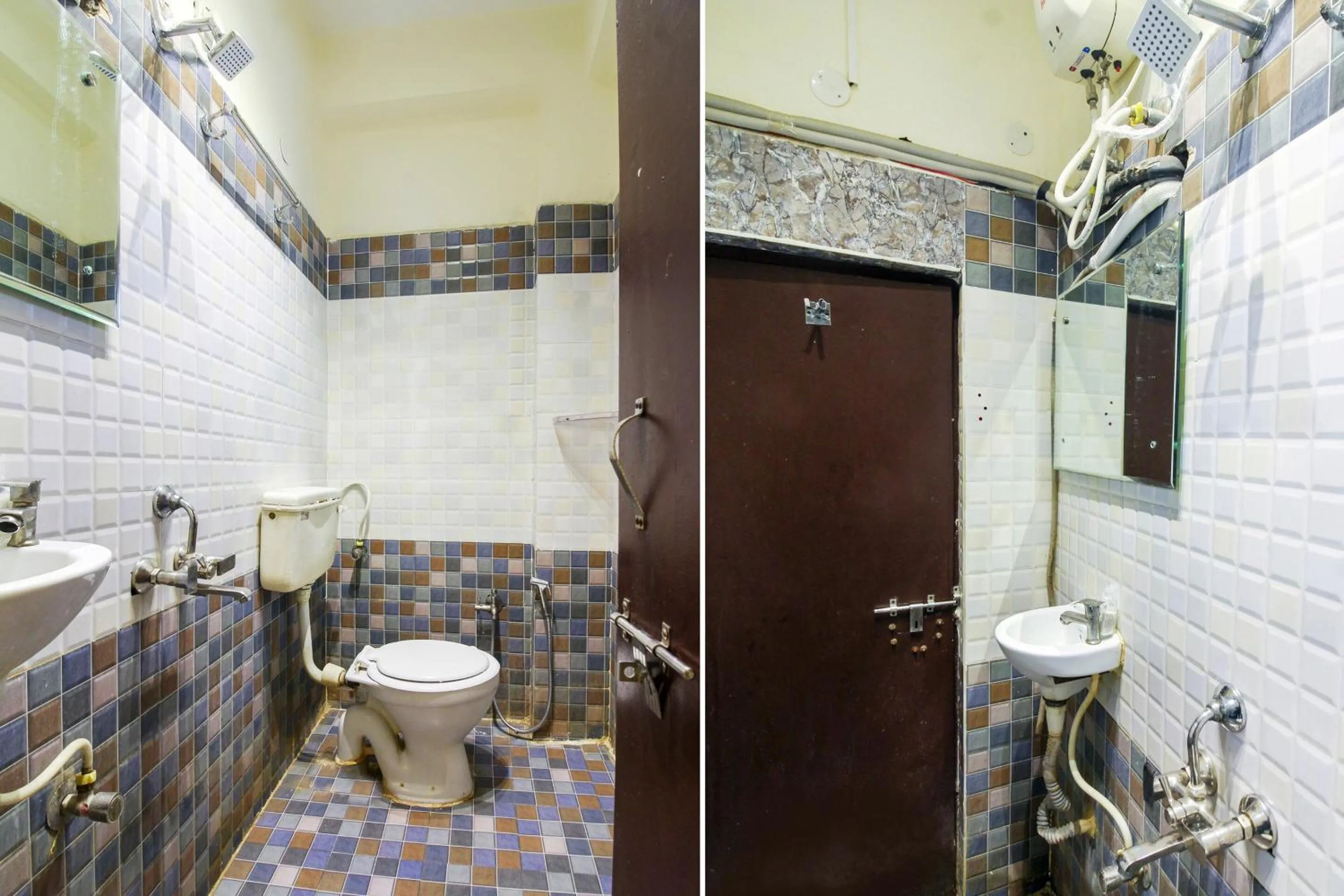 Bathroom in Hotel O Happy Guest House near LV Prasad eye Hospital