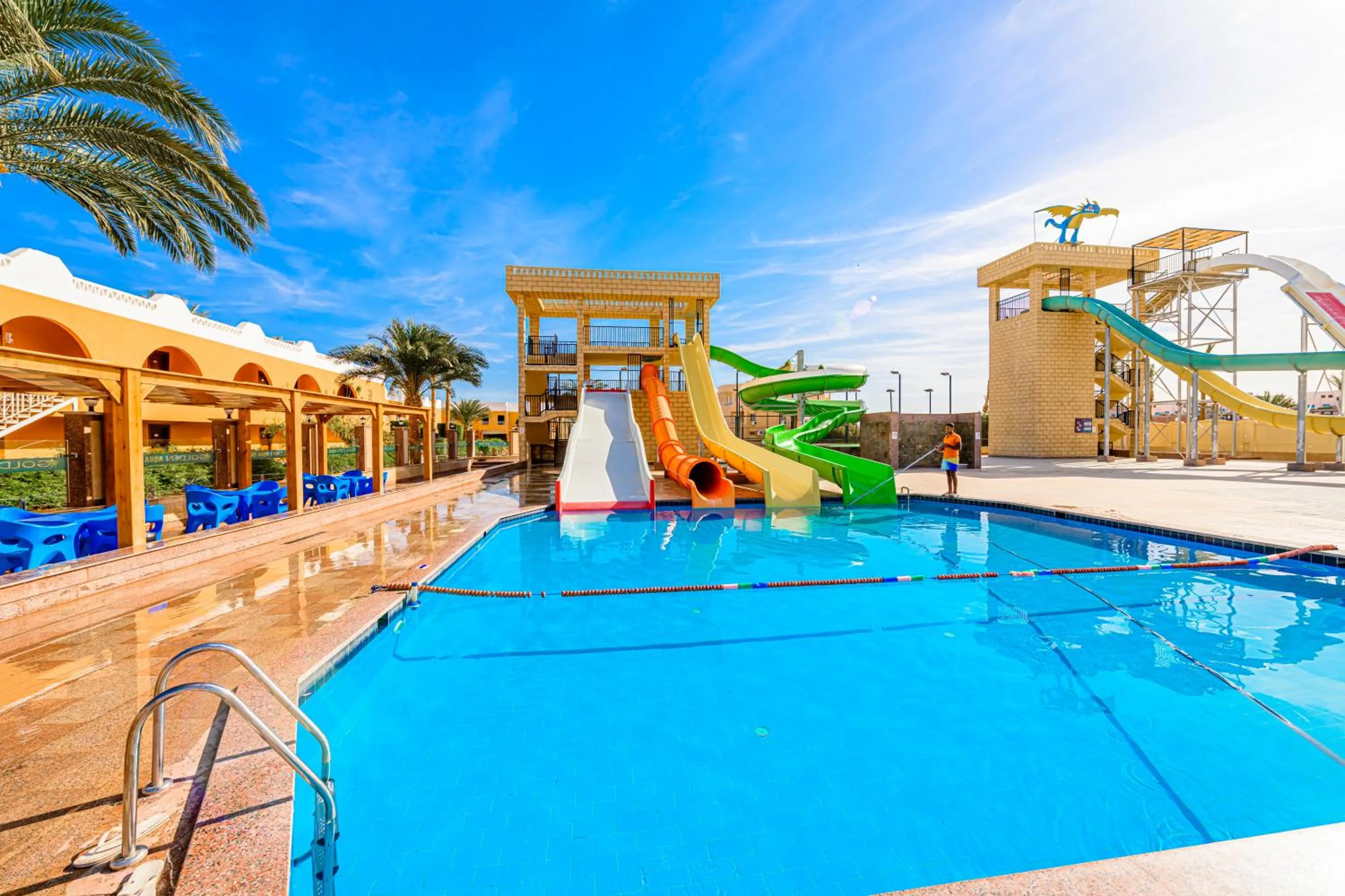 Aqua park in Golden Beach Resort