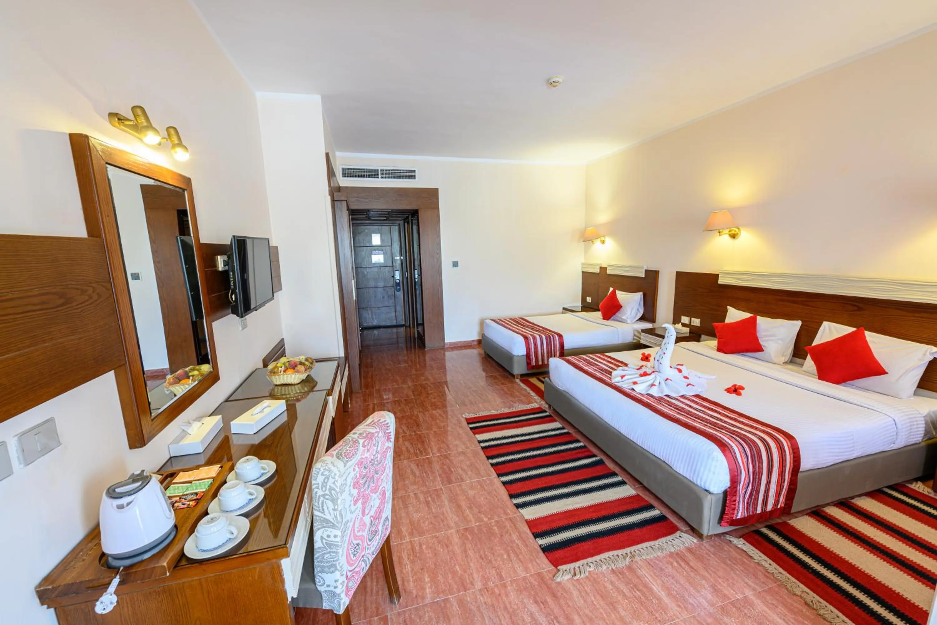 Bed in Golden Beach Resort