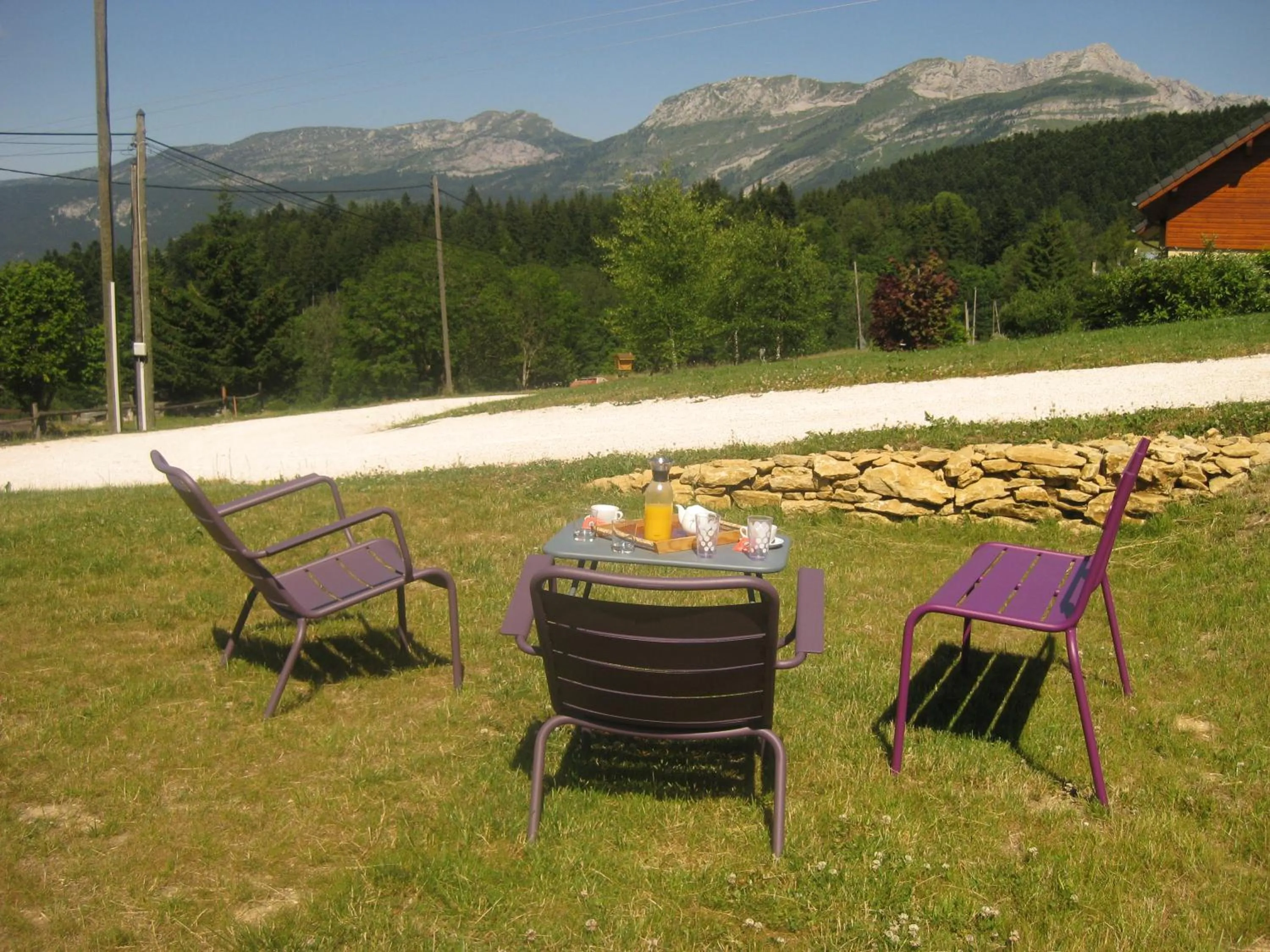 Natural landscape in Chambres d'hôtes La Vercouline