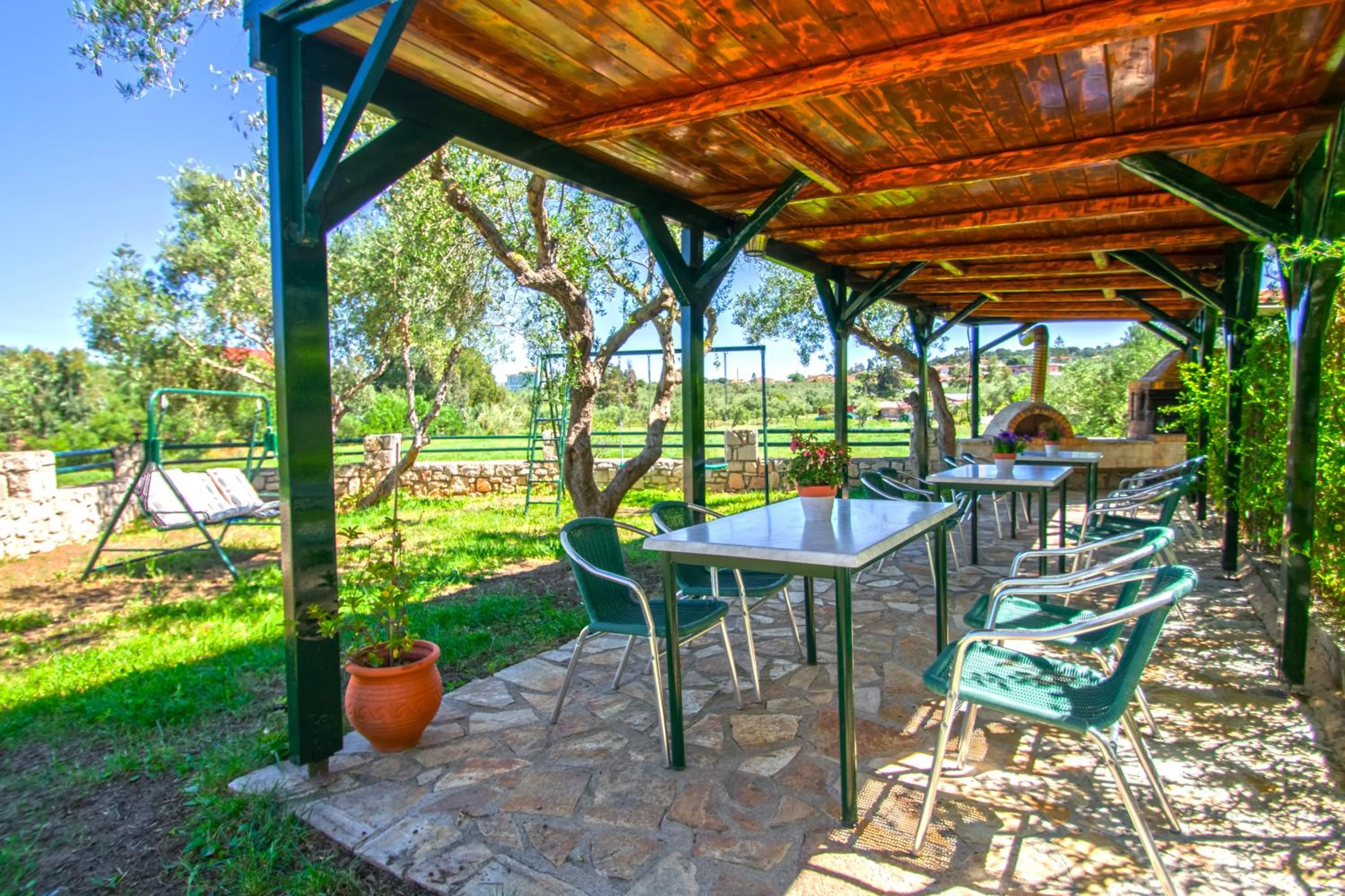 Garden in Ammos Zante Villas
