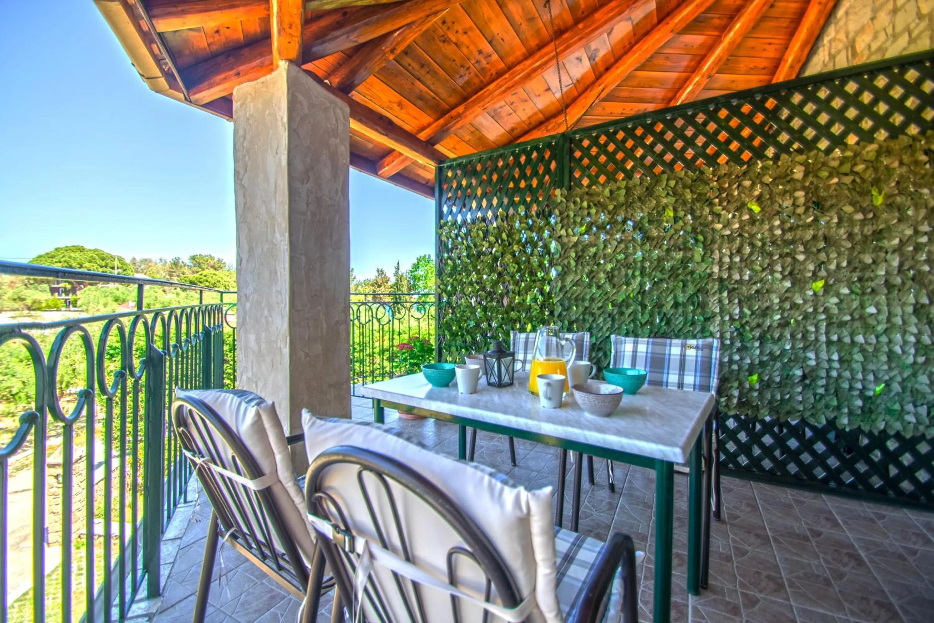 Balcony/Terrace in Ammos Zante Villas