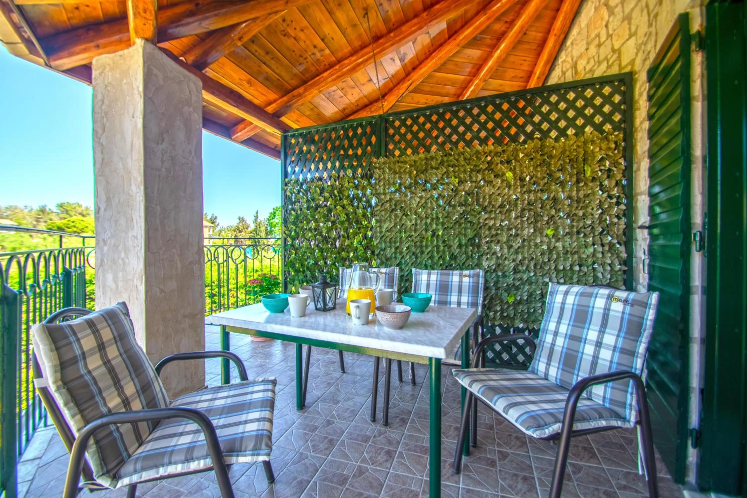 Balcony/Terrace in Ammos Zante Villas