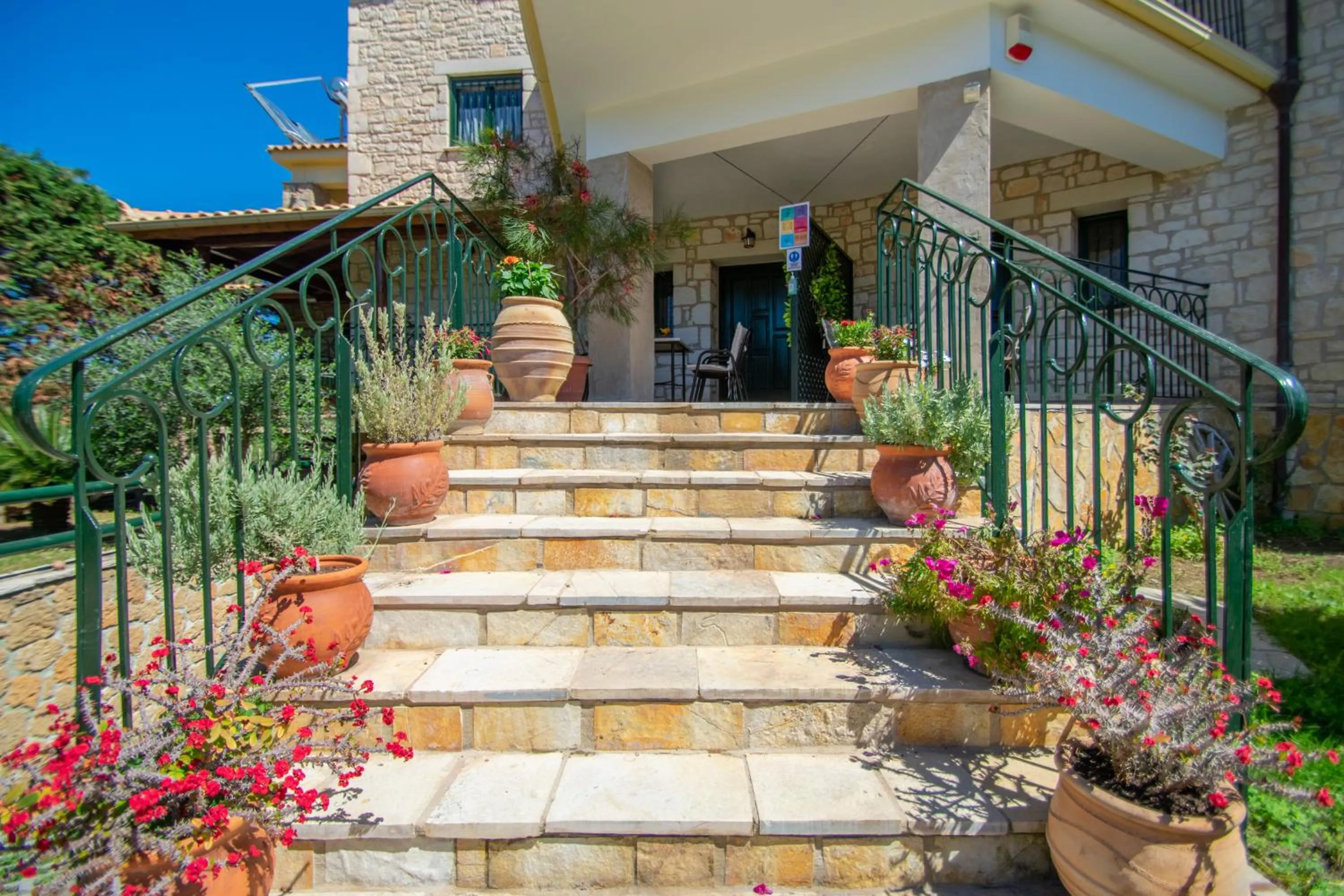 Facade/entrance in Ammos Zante Villas