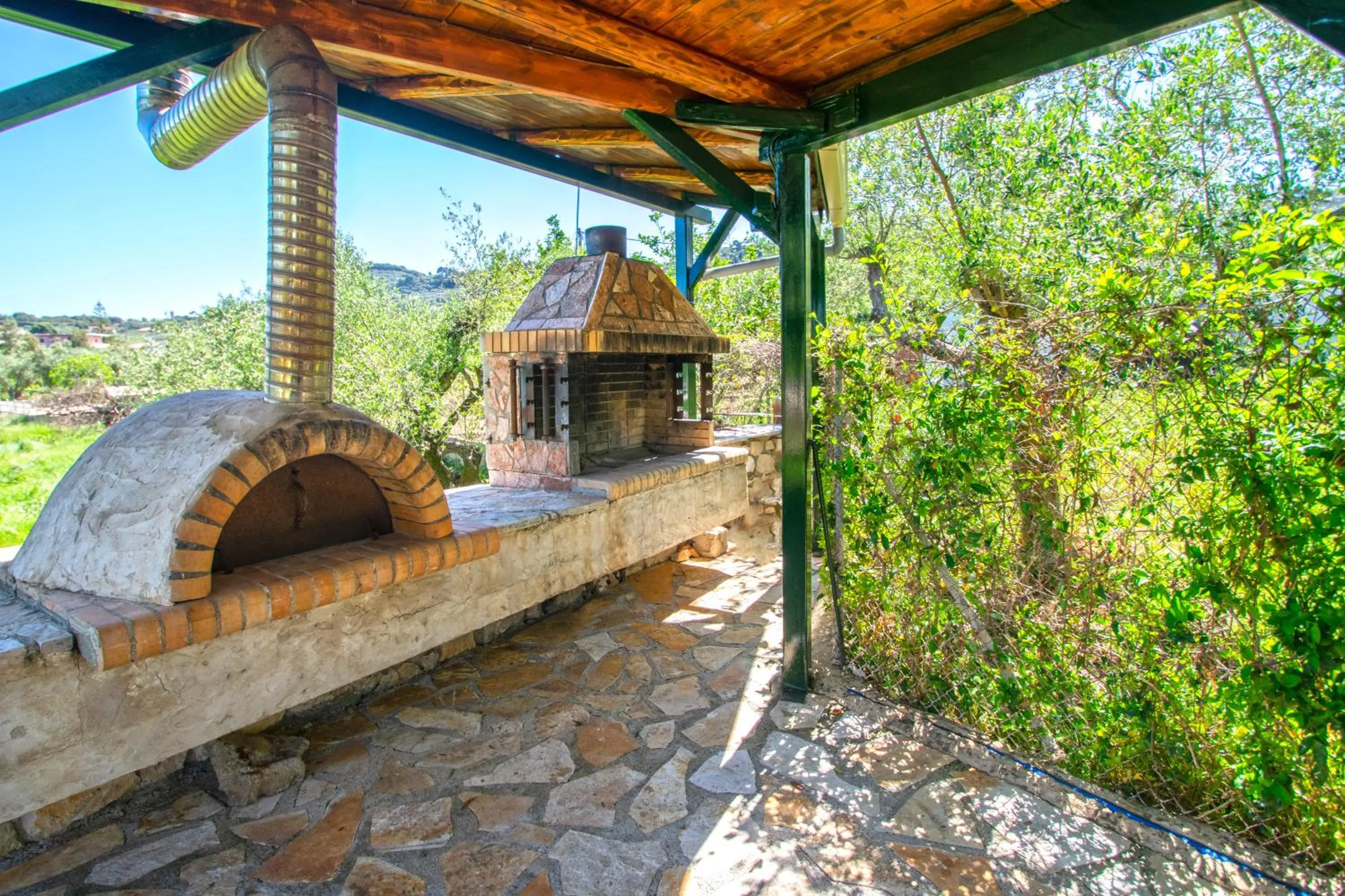 BBQ facilities in Ammos Zante Villas