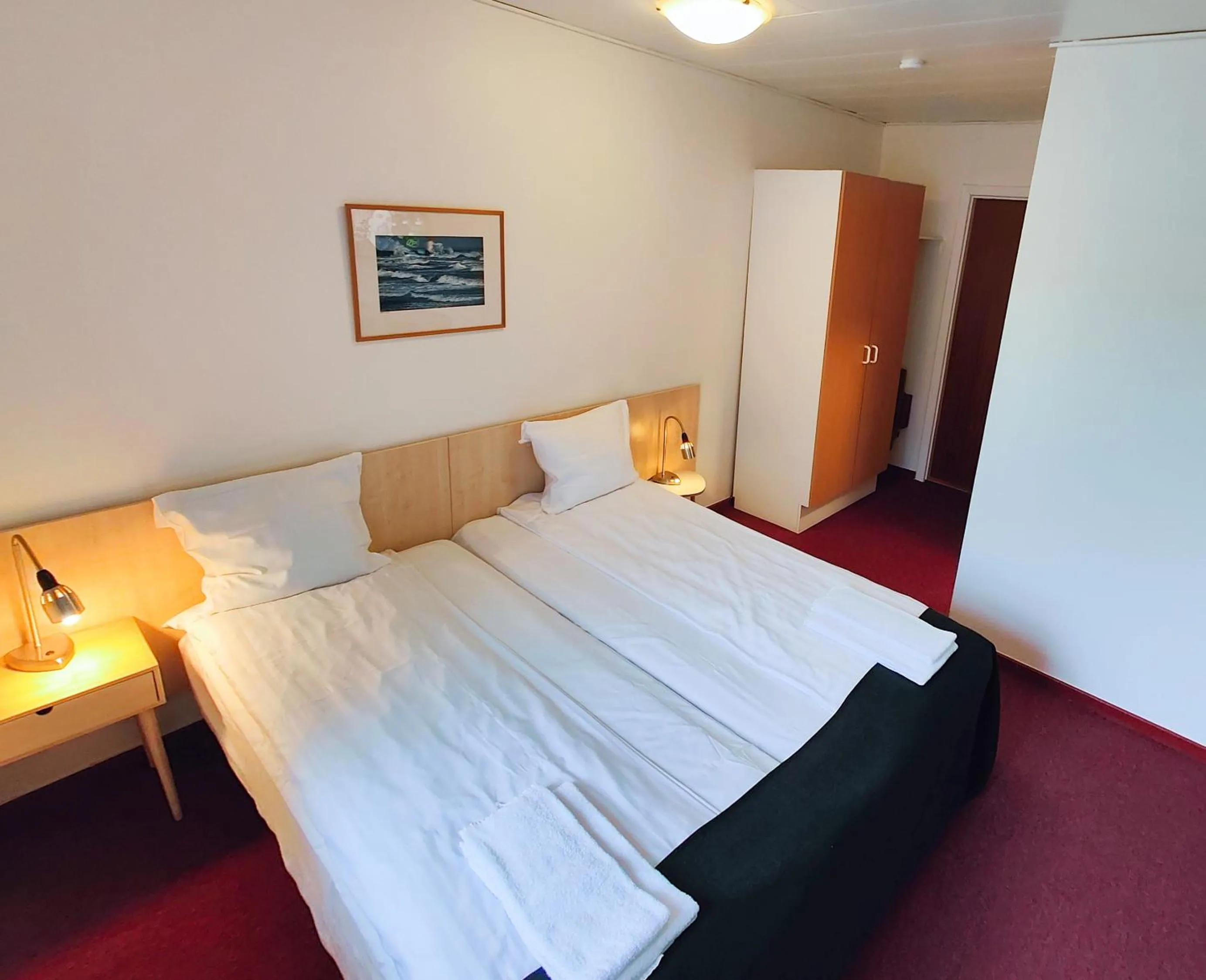 Bed in Rønnes Hotel