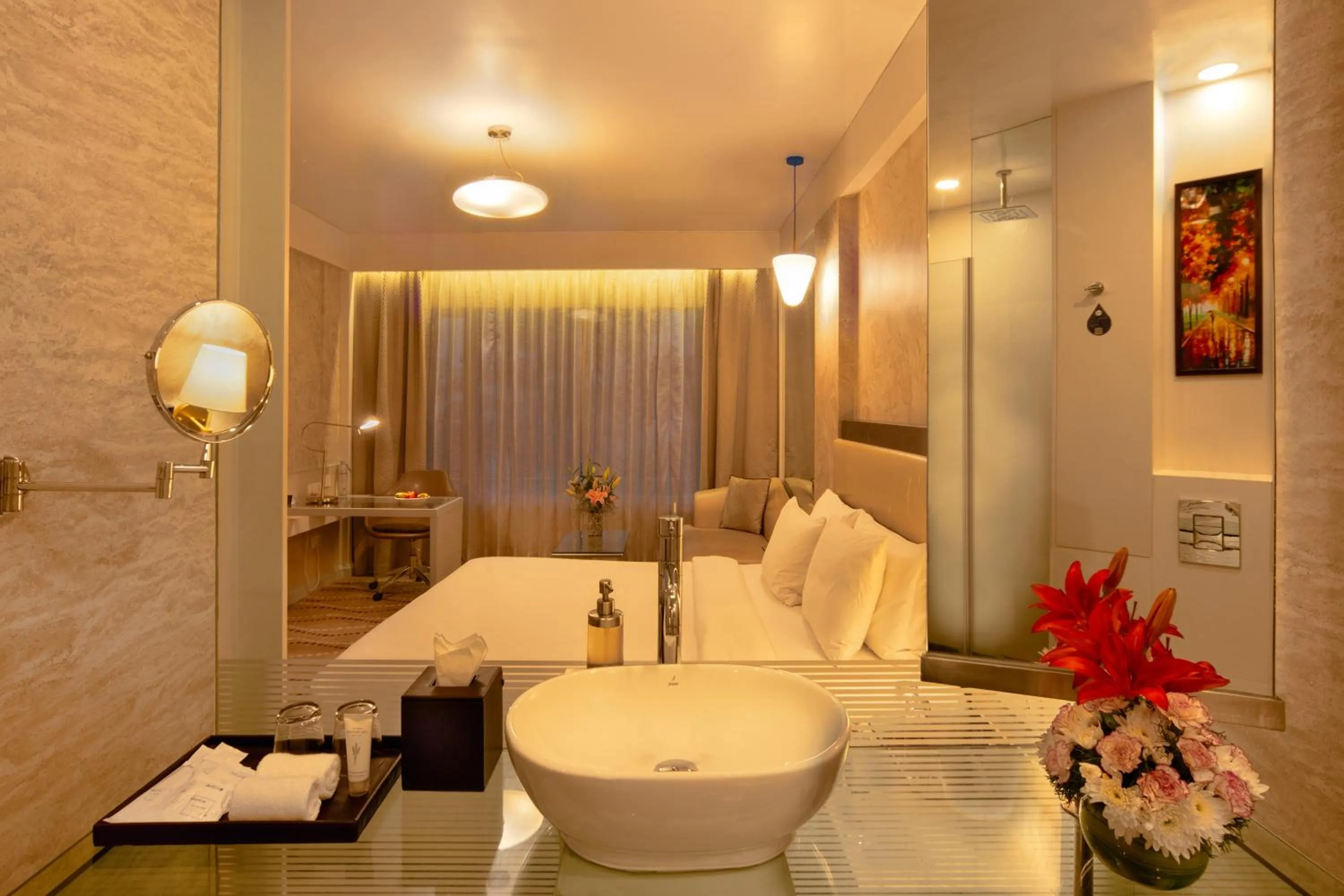 Bathroom in Radisson Blu Bengaluru Outer Ring Road