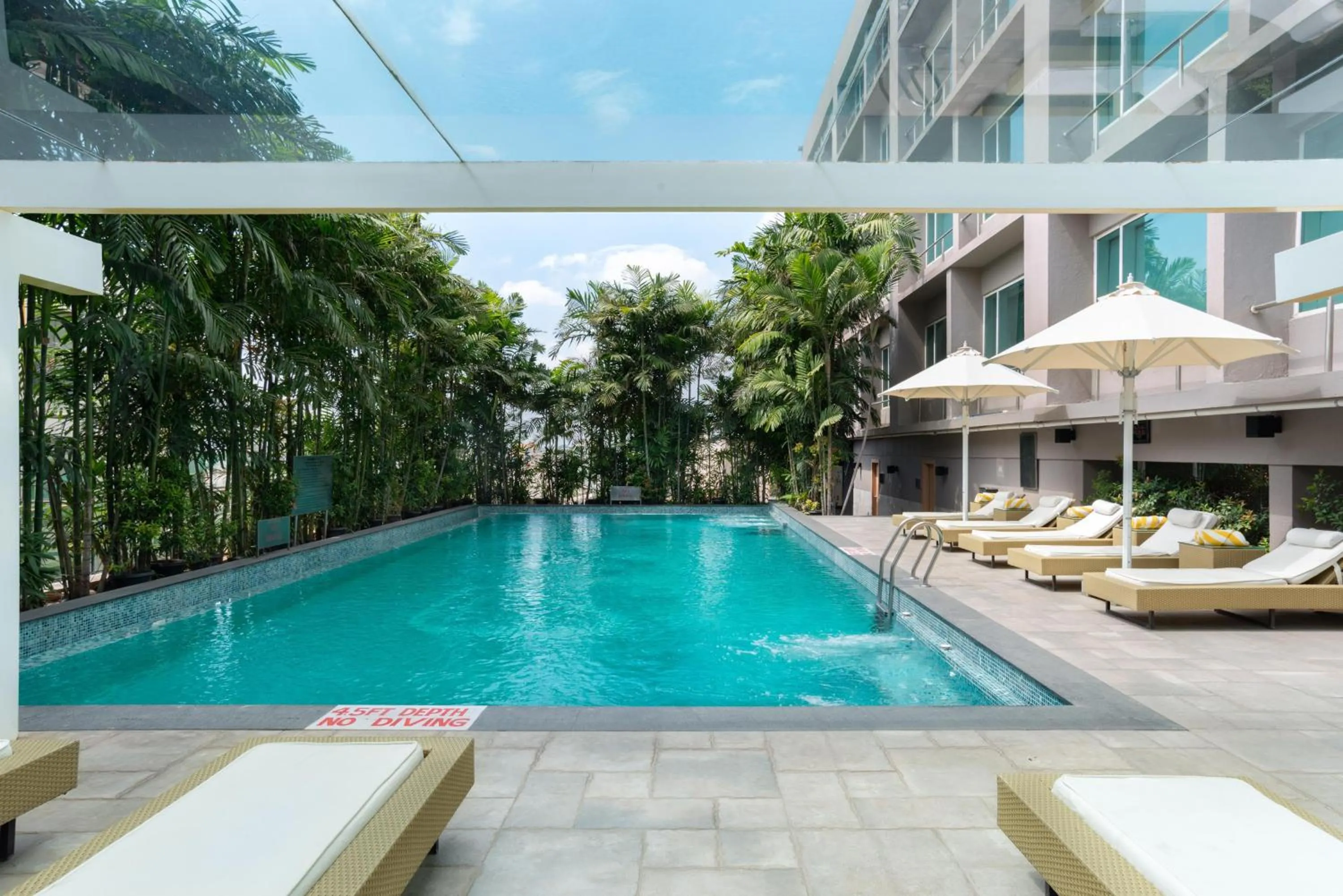 Pool view in Radisson Blu Bengaluru Outer Ring Road