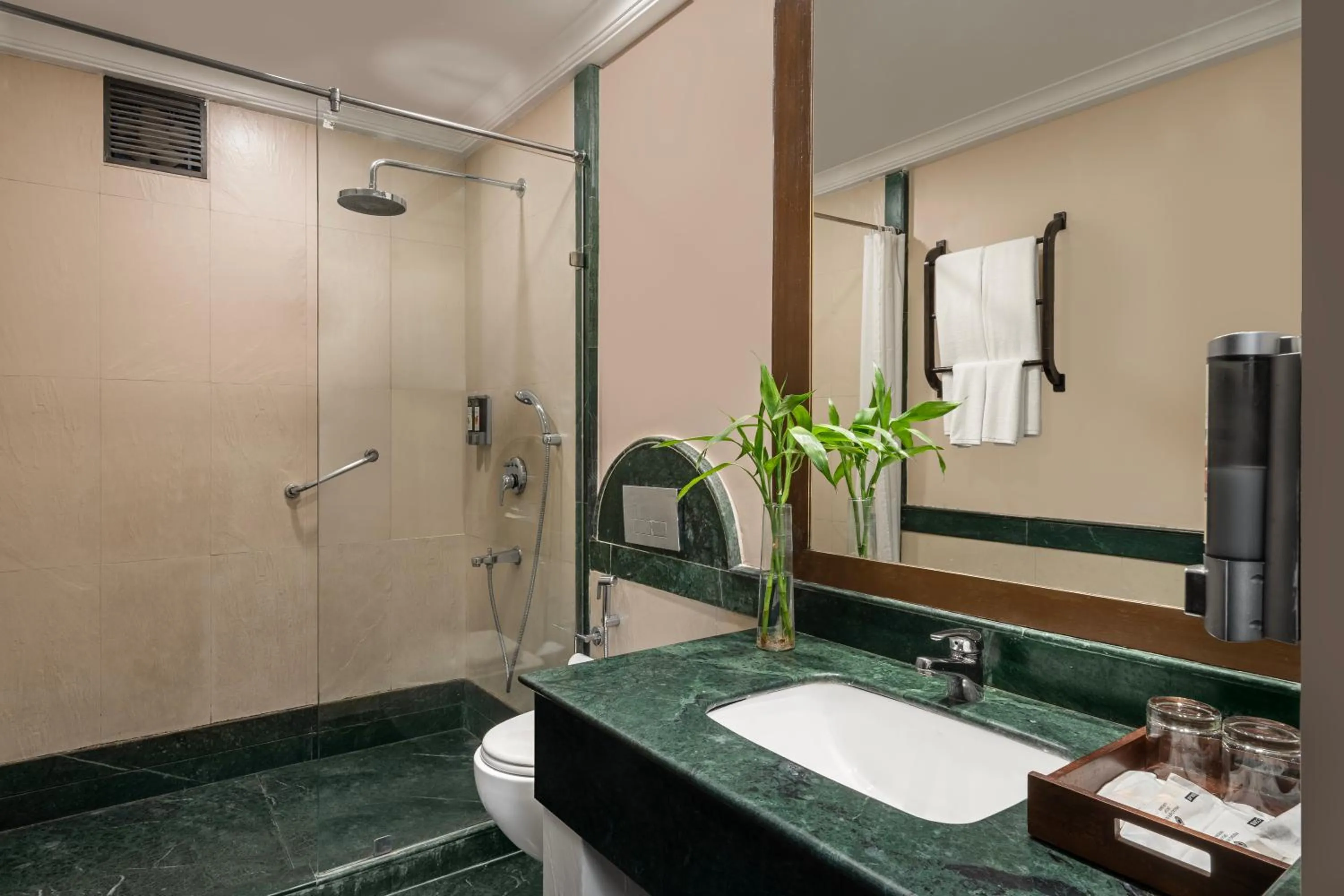 Bathroom in Ganga Lahari by Leisure Hotels
