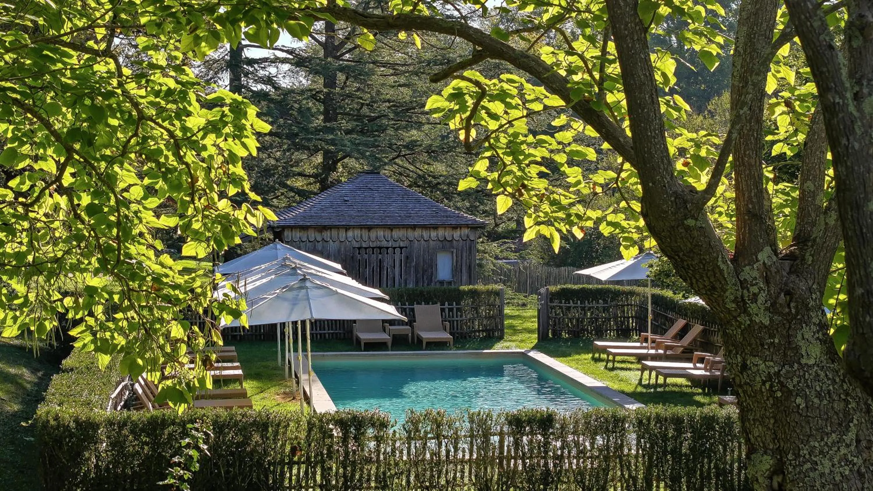 Swimming pool in La Bastide en Gascogne