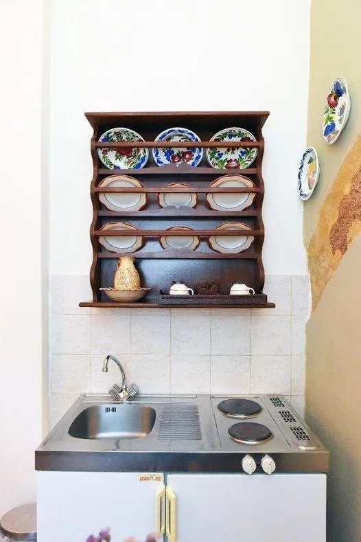 Kitchen or kitchenette in Paris Hotel