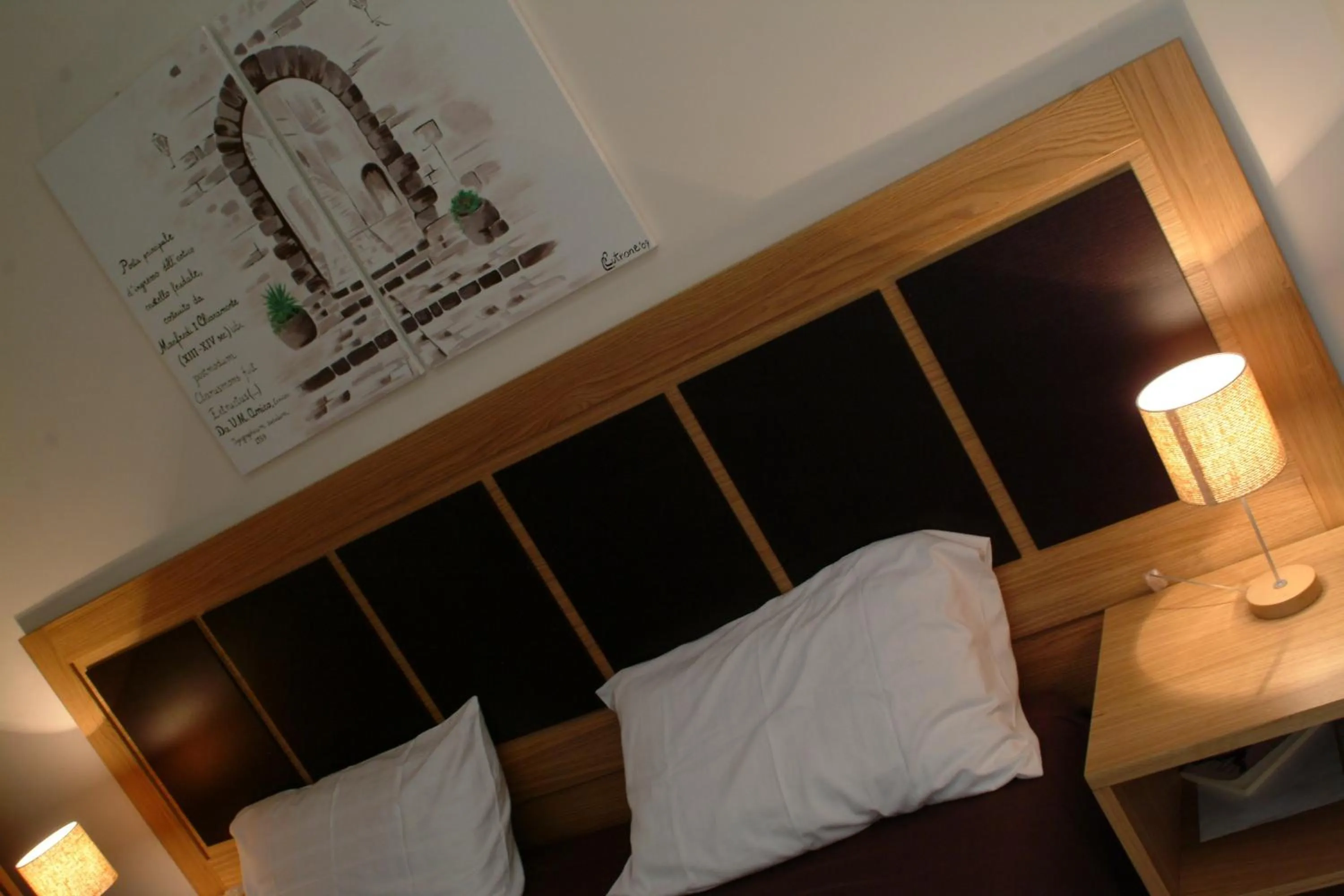 Decorative detail, Bed in Terre Iblee Resort