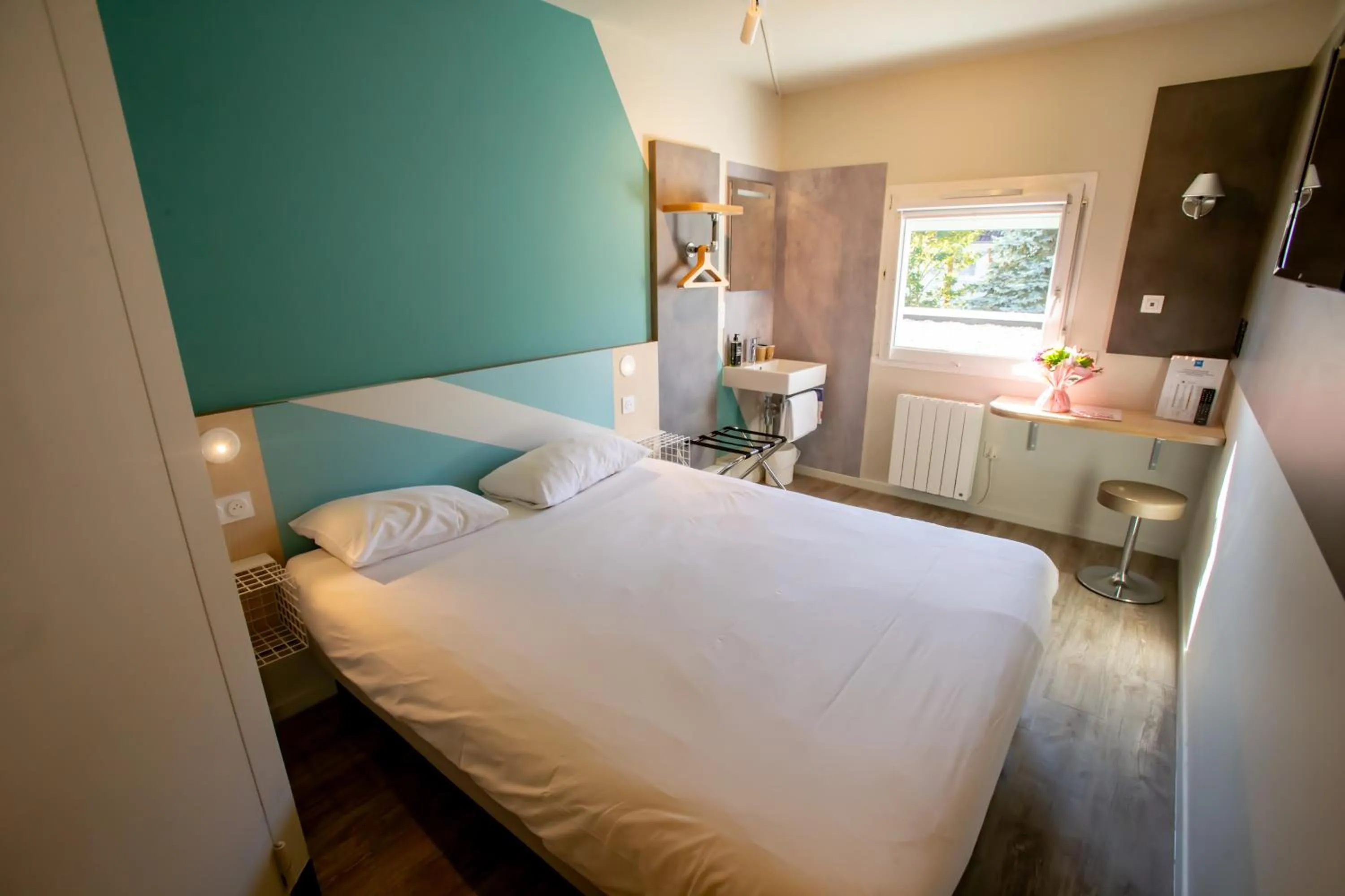 Bedroom, Bed in ibis budget Haguenau Strasbourg Nord