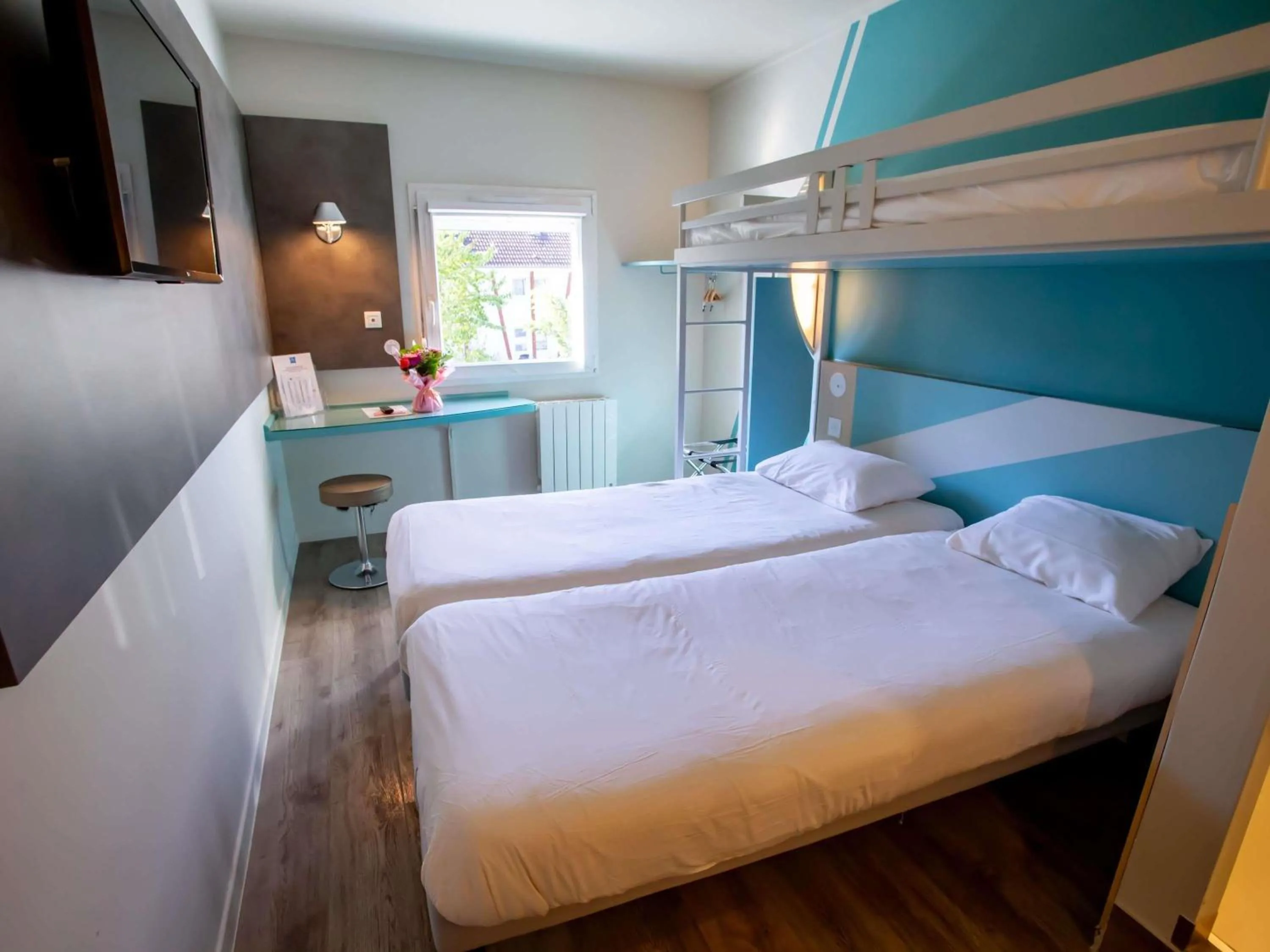 Bedroom, Bed in ibis budget Haguenau Strasbourg Nord