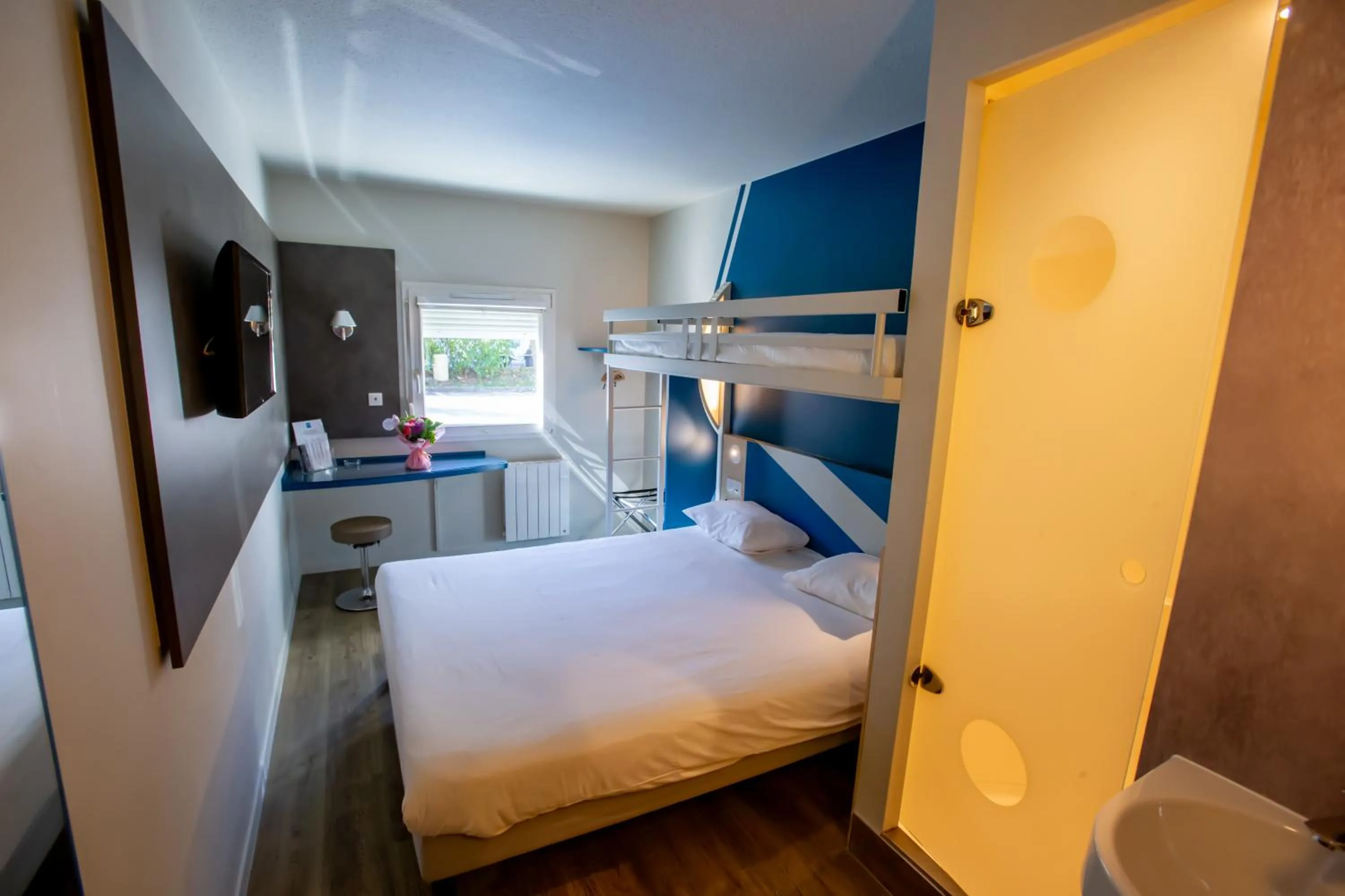 Bedroom, Bed in ibis budget Haguenau Strasbourg Nord