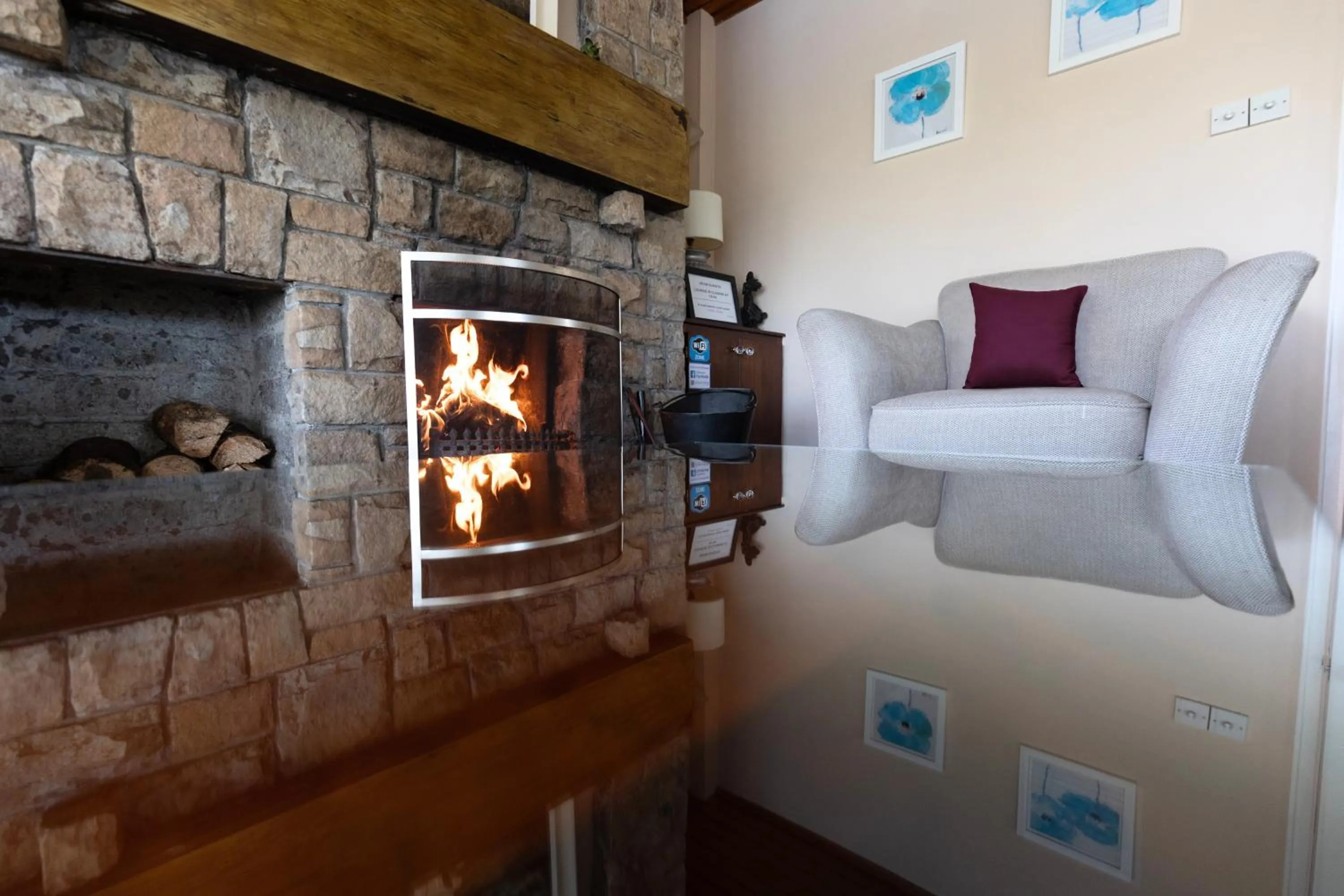 Living room in Killarney View House B&B