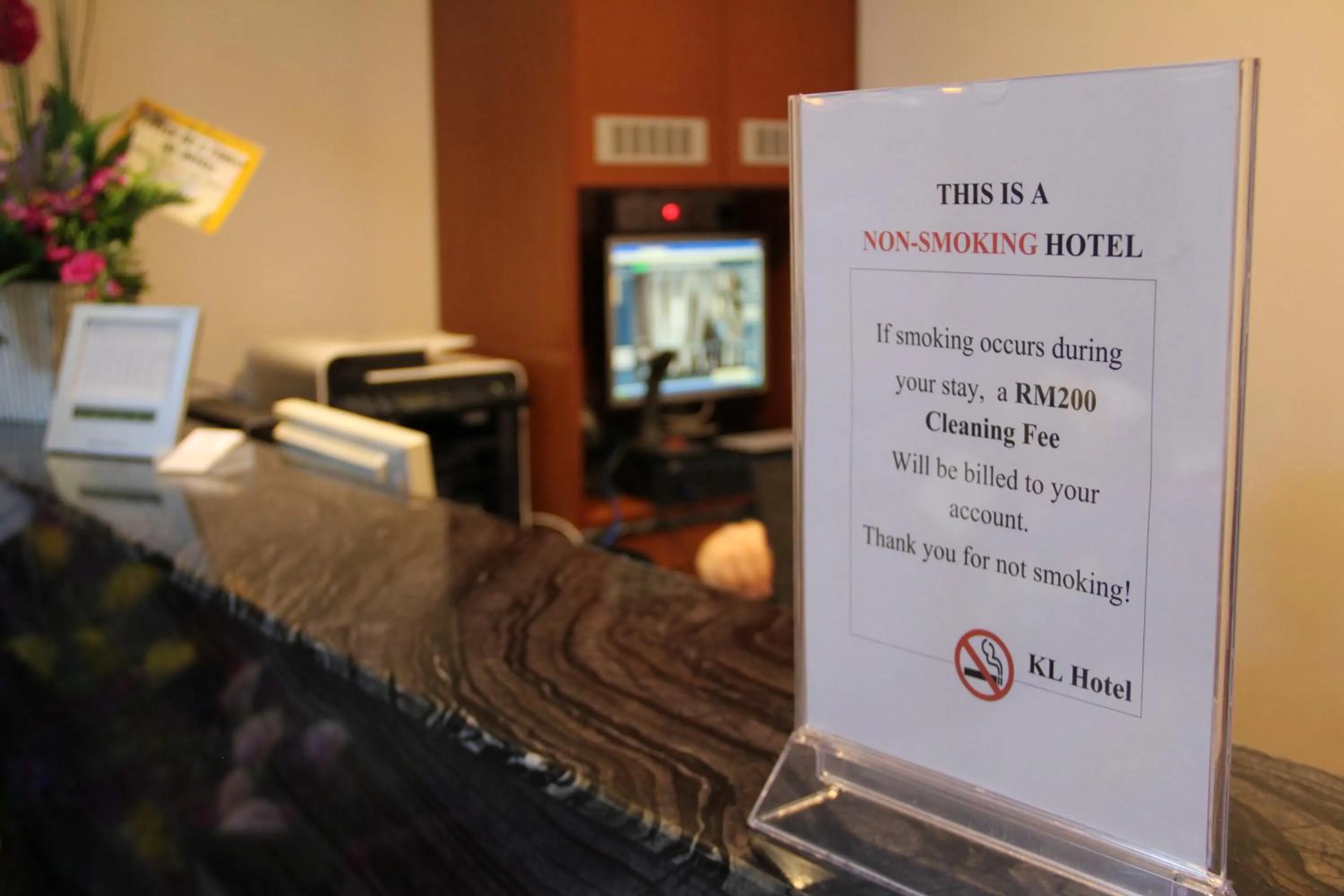 Lobby or reception in KL Hotel