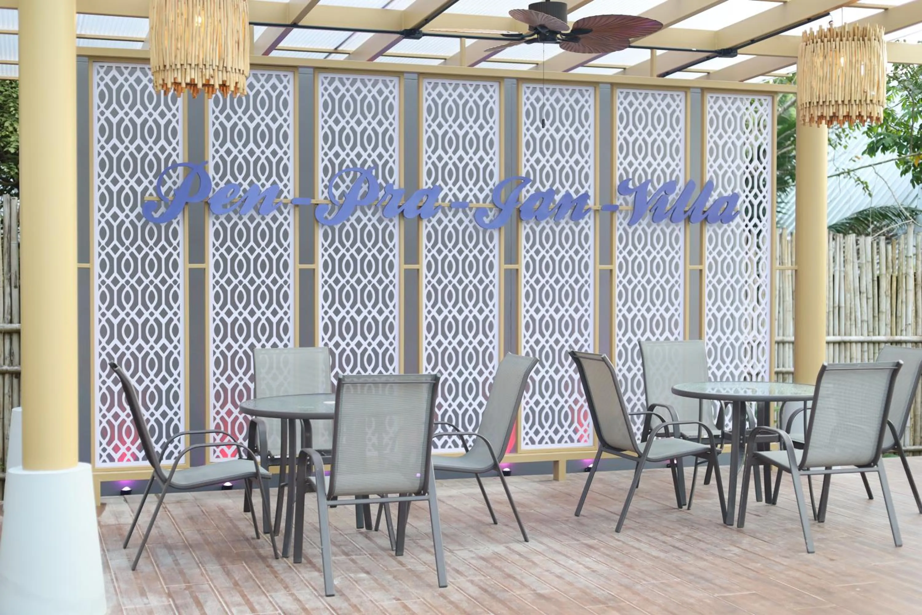 Patio in Shanti Boutique Hotel