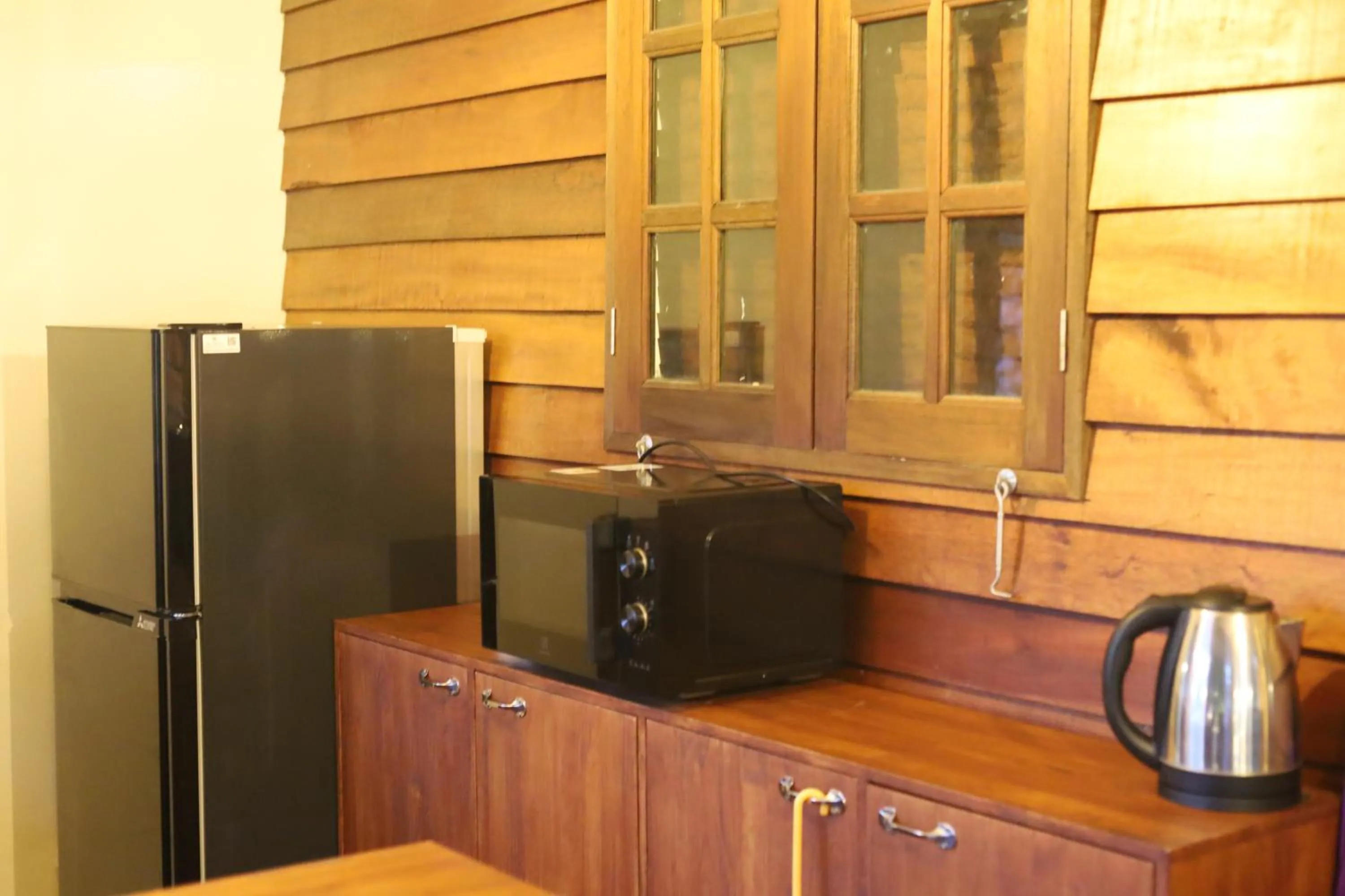 Kitchen or kitchenette in Shanti Boutique Hotel