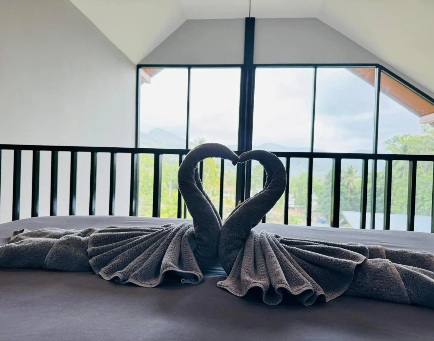 Bed in Shanti Boutique Hotel