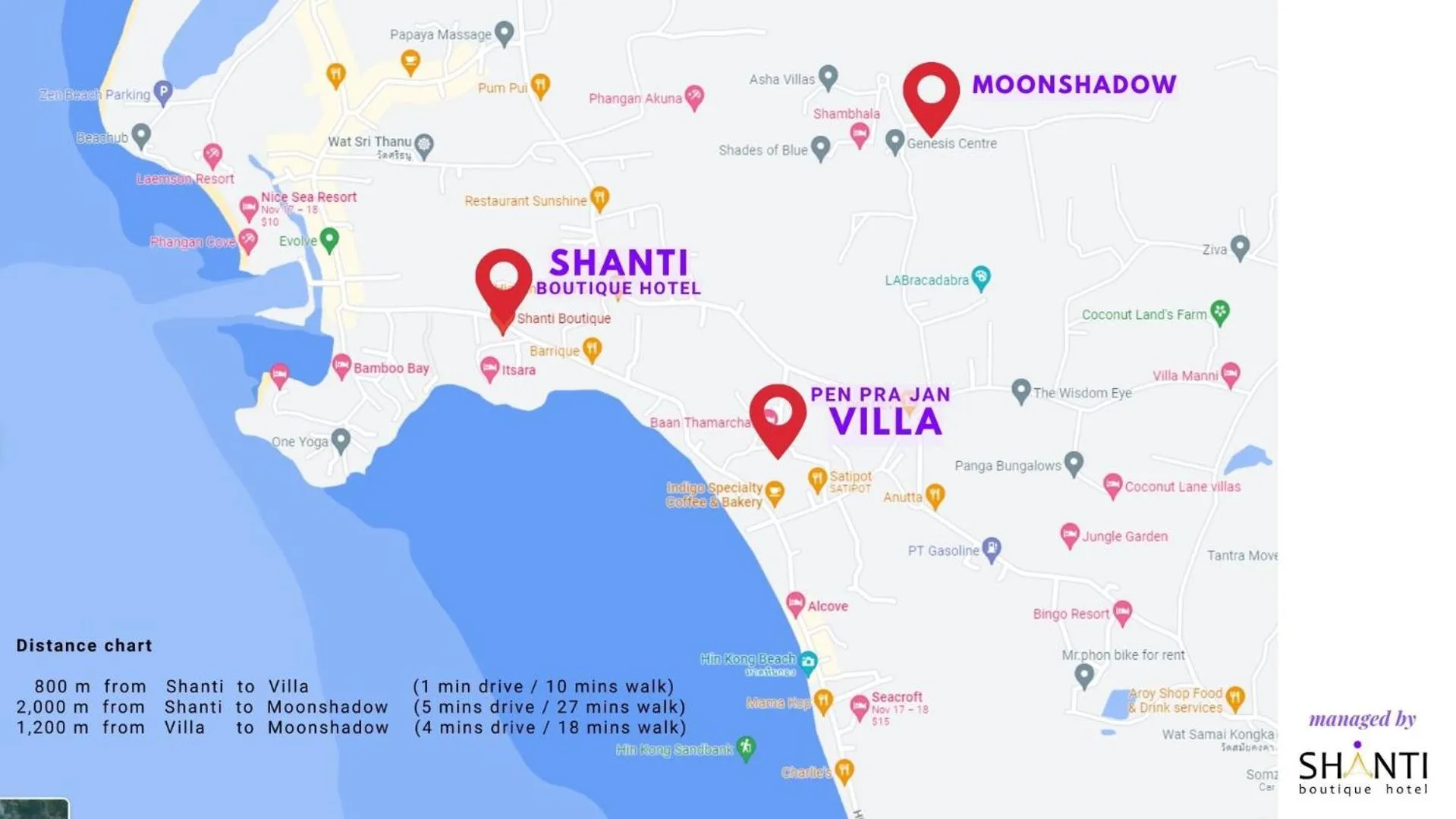 Property building in Shanti Boutique Hotel