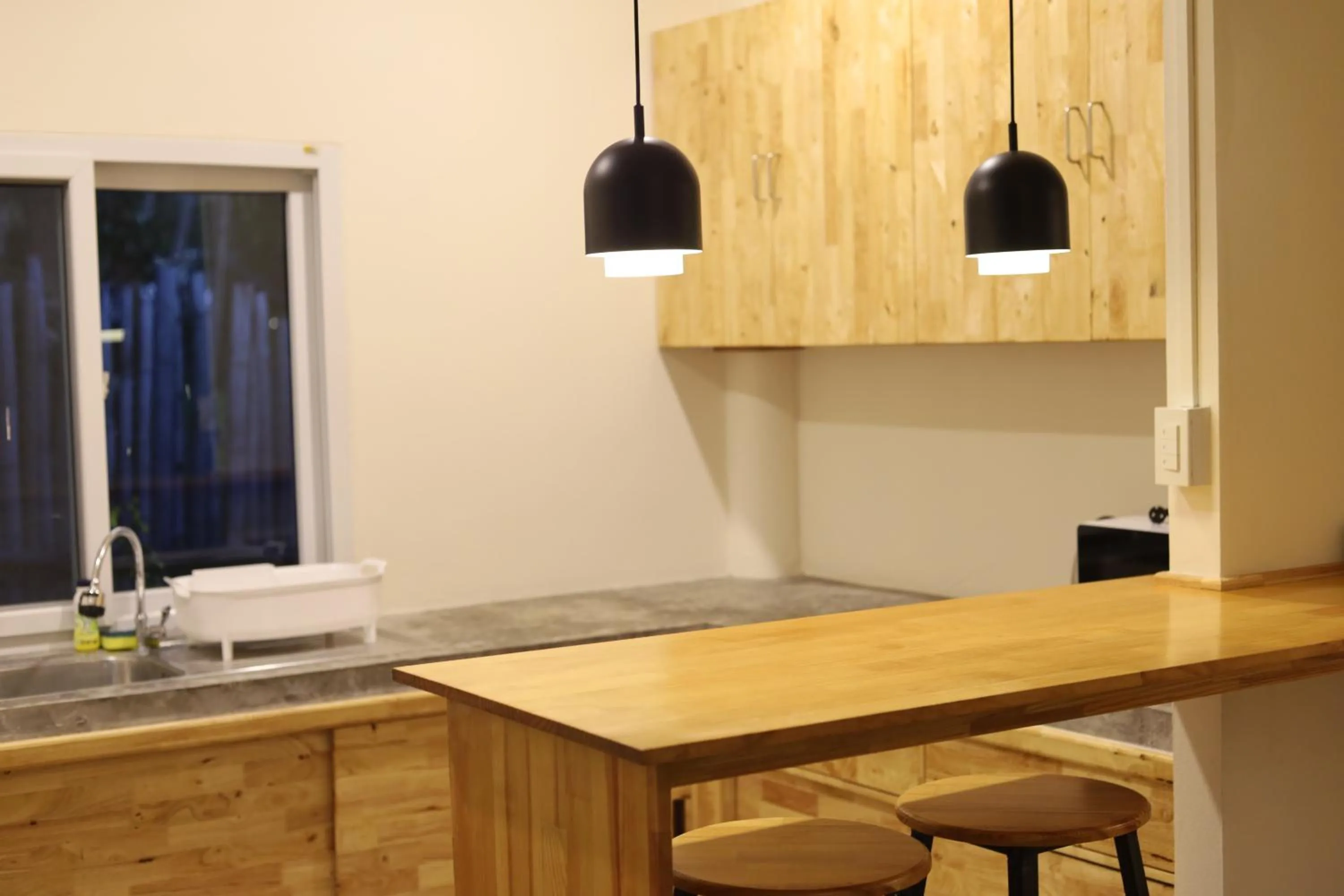 Kitchen or kitchenette in Shanti Boutique Hotel