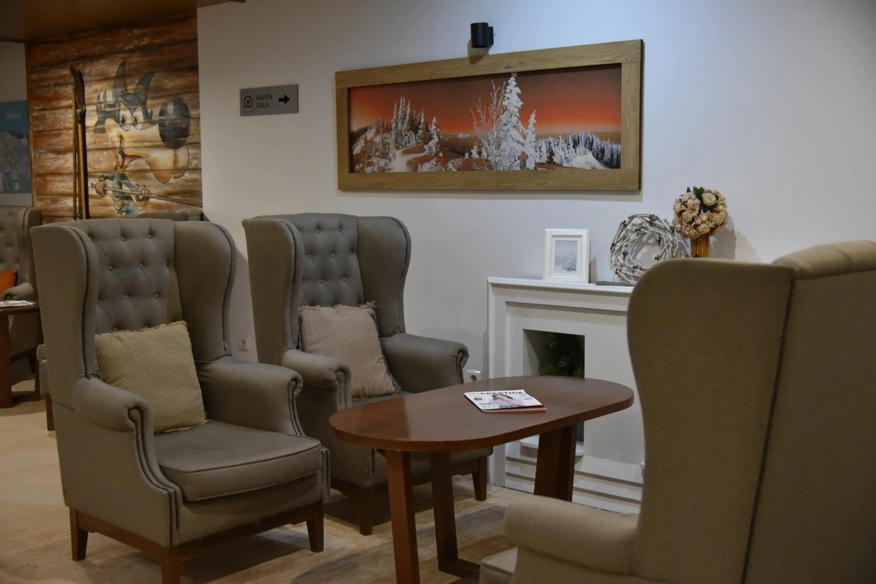 Seating area in Aparthotel Vucko