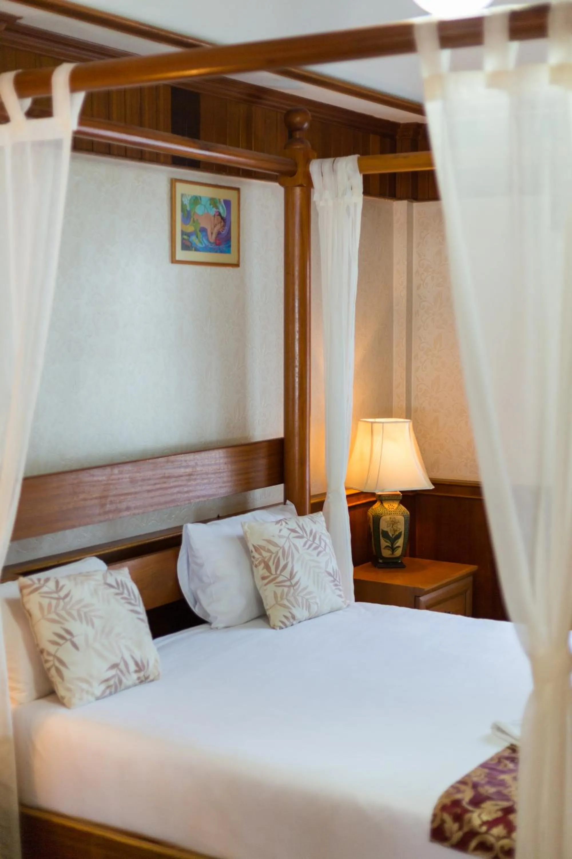 Bedroom, Bed in Long Beach Lodge, Chaweng Beach, Koh Samui