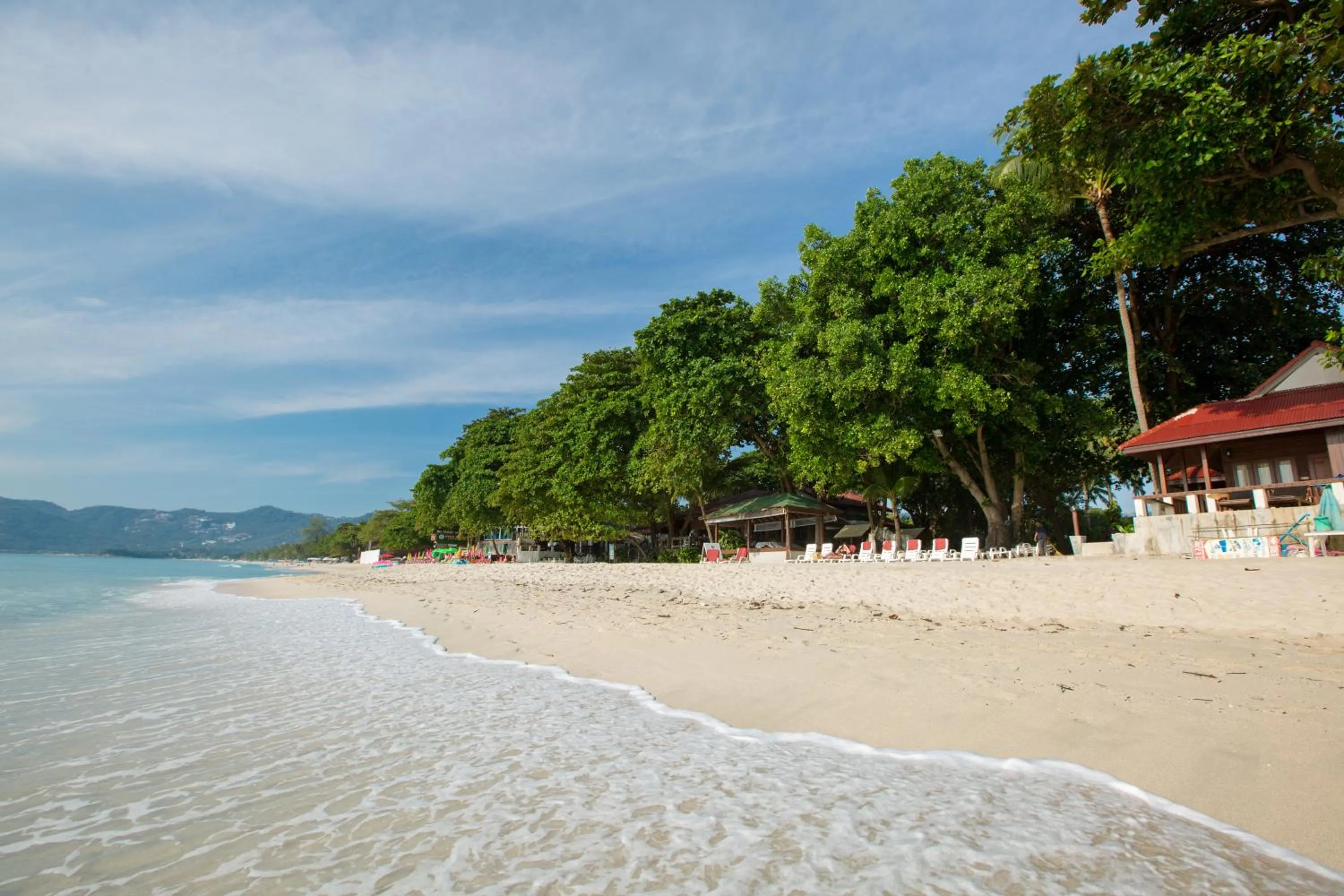 Beach in Long Beach Lodge, Chaweng Beach, Koh Samui