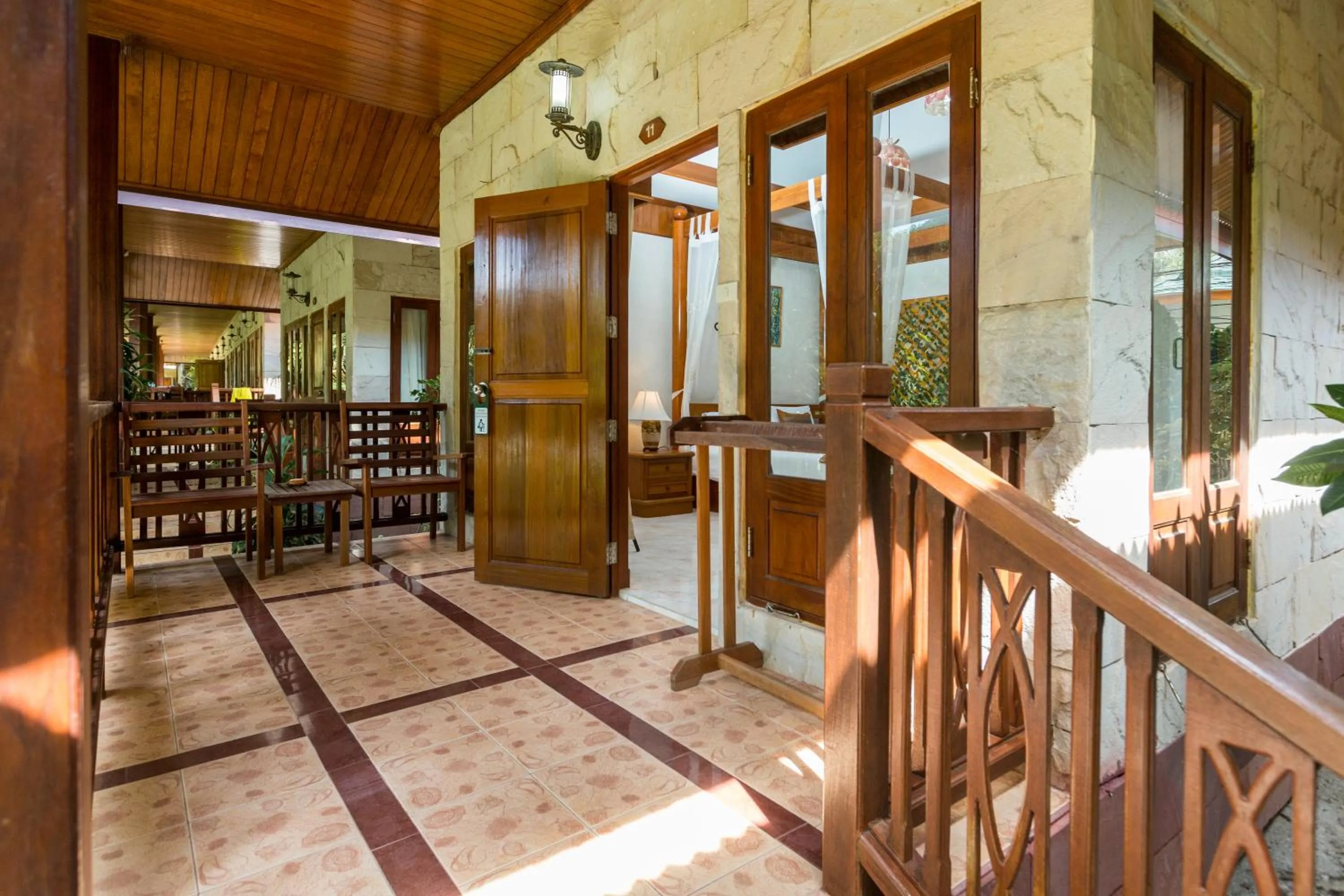 Balcony/Terrace in Long Beach Lodge, Chaweng Beach, Koh Samui