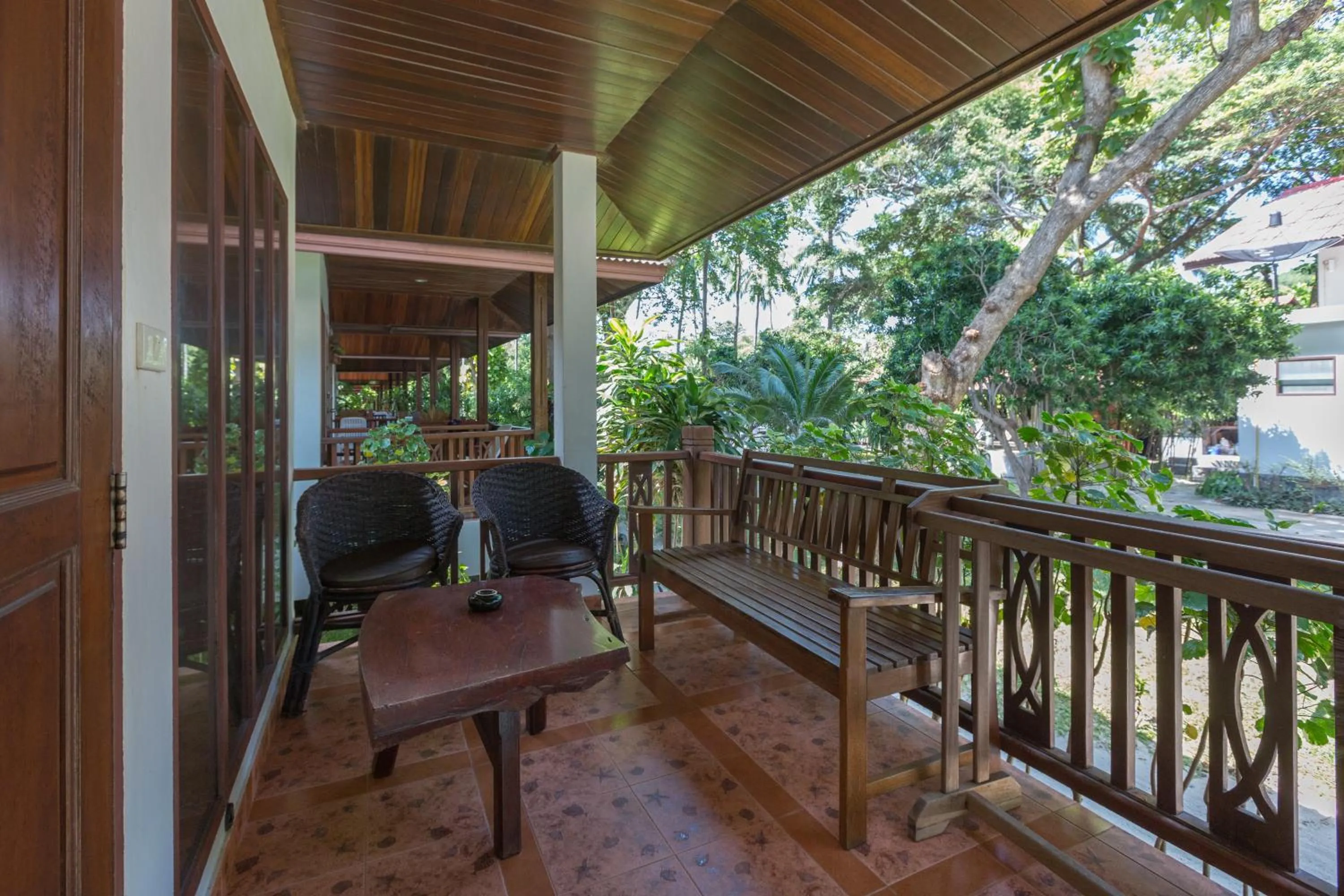 Balcony/Terrace in Long Beach Lodge, Chaweng Beach, Koh Samui