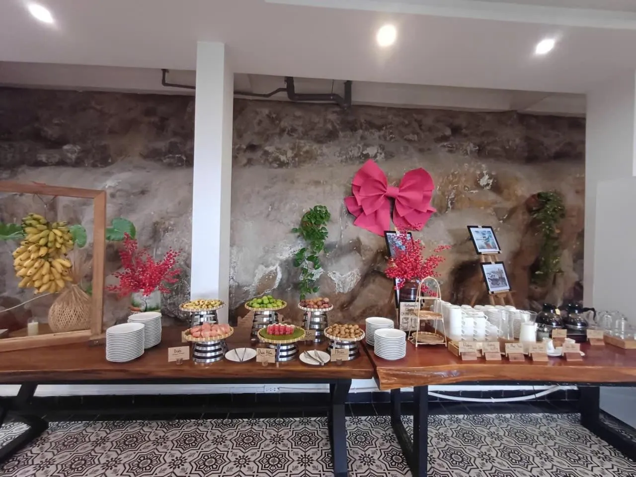 Buffet breakfast in Tom Hill Boutique Resort & Spa - Sea View