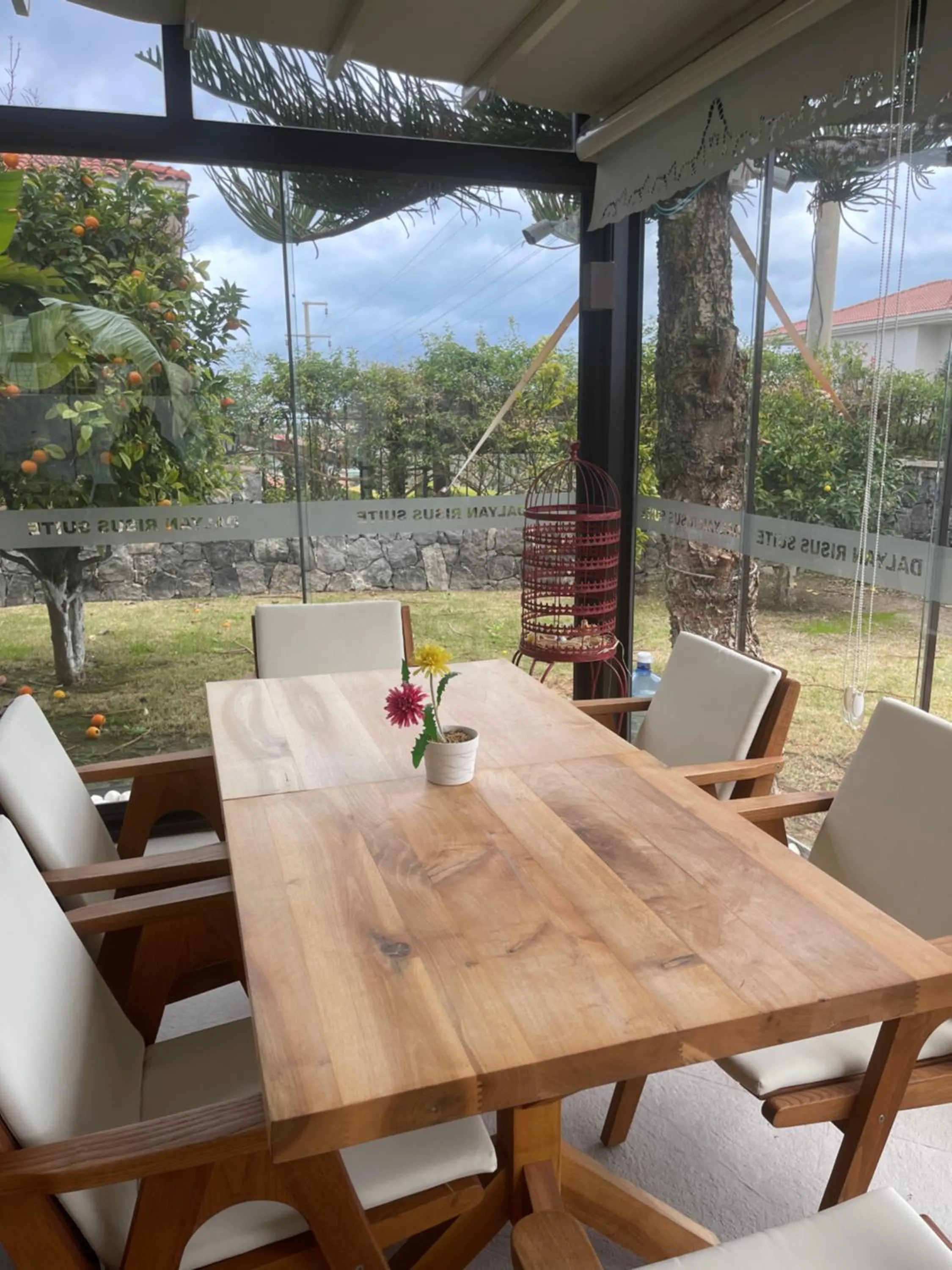 Patio in Dalyan Risus Suite