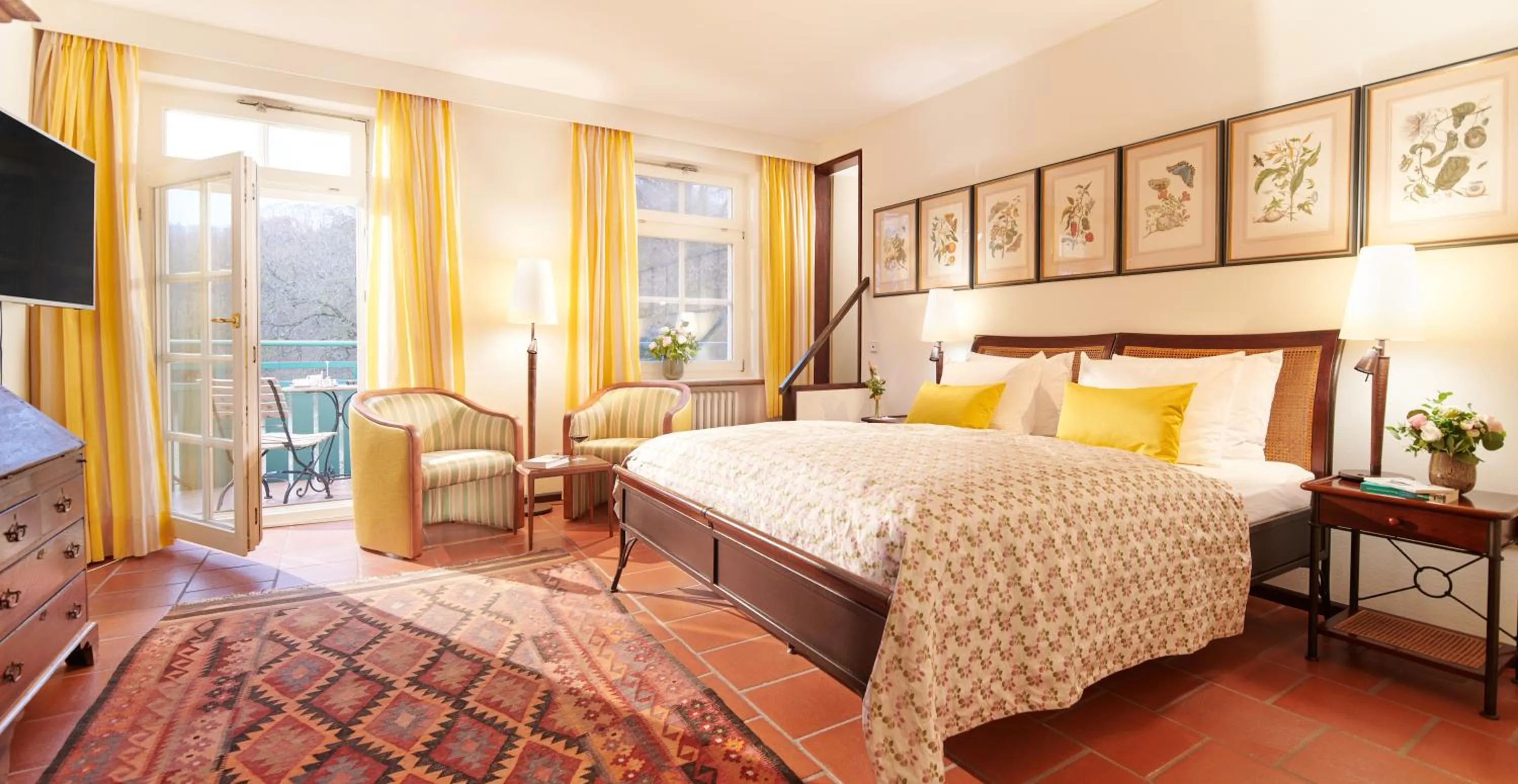 Bed in Hotel Hohenhaus