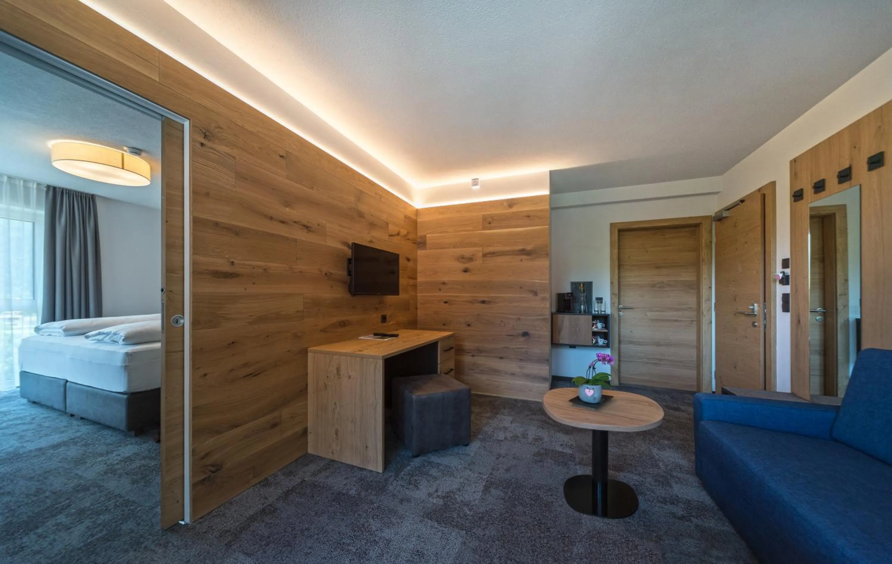 Bed in Arthur's Hotel und Apartments am Achensee