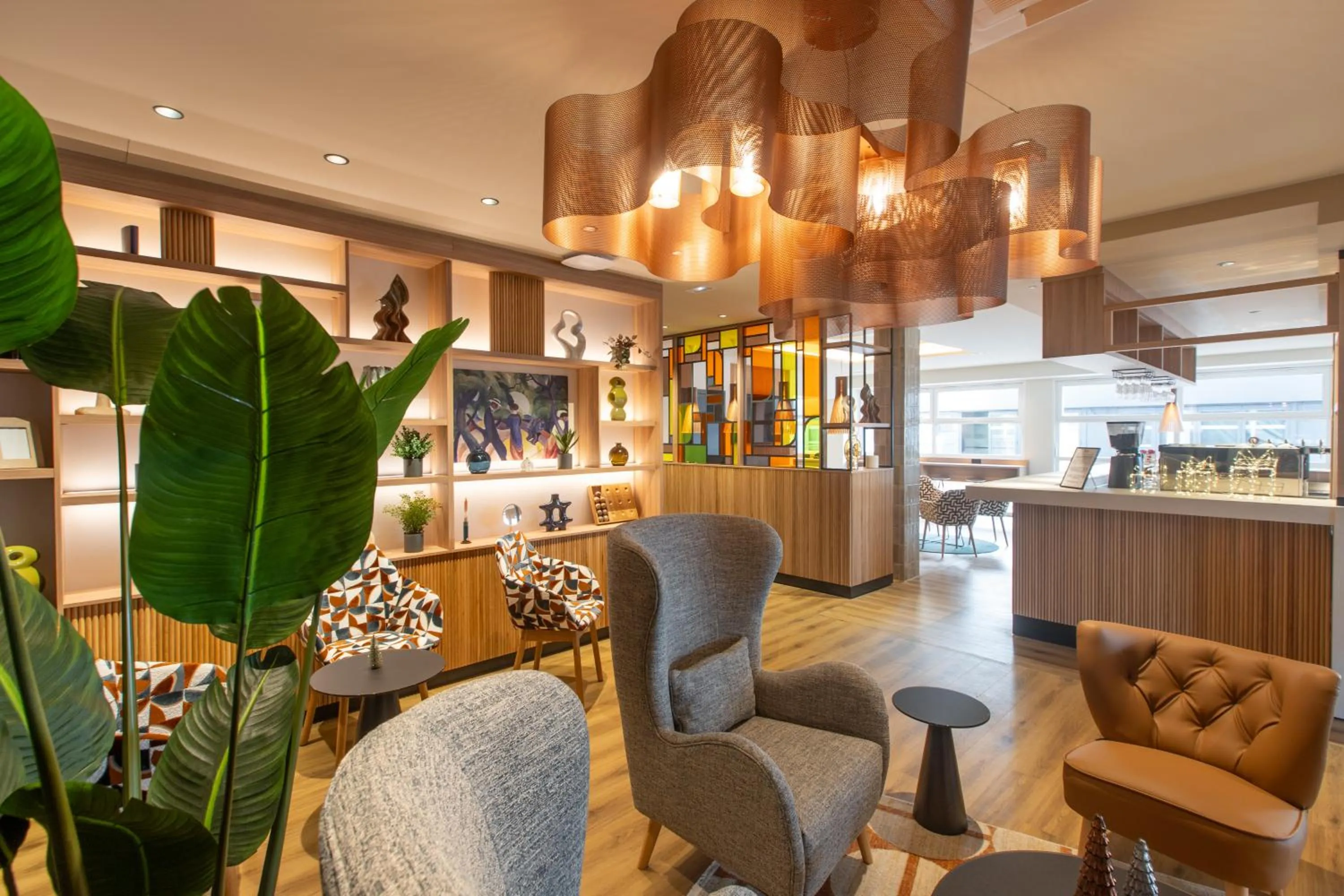 Lounge or bar in Campanile Reims Centre - Cathedrale