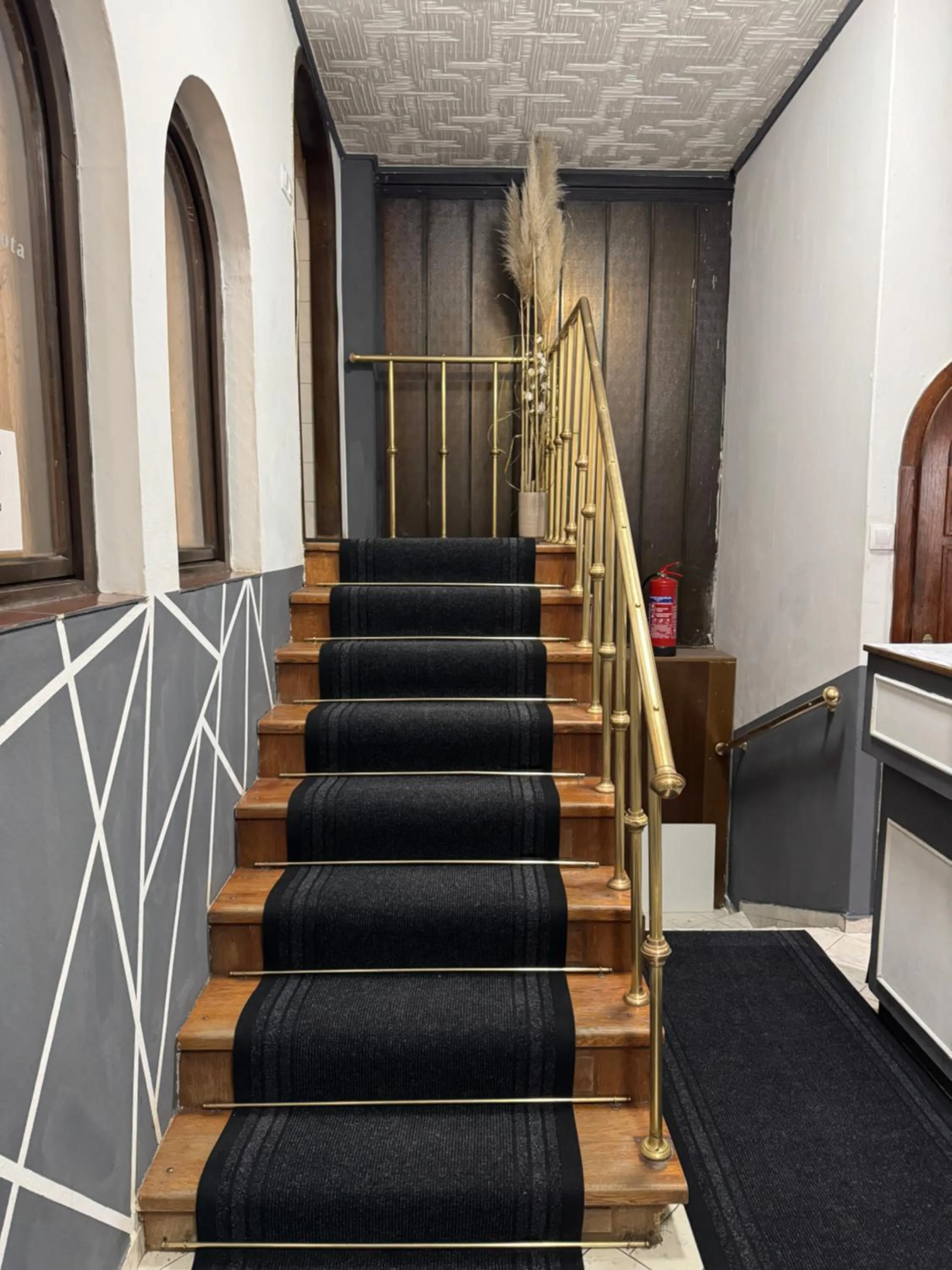 Lobby or reception in Palota Hostel