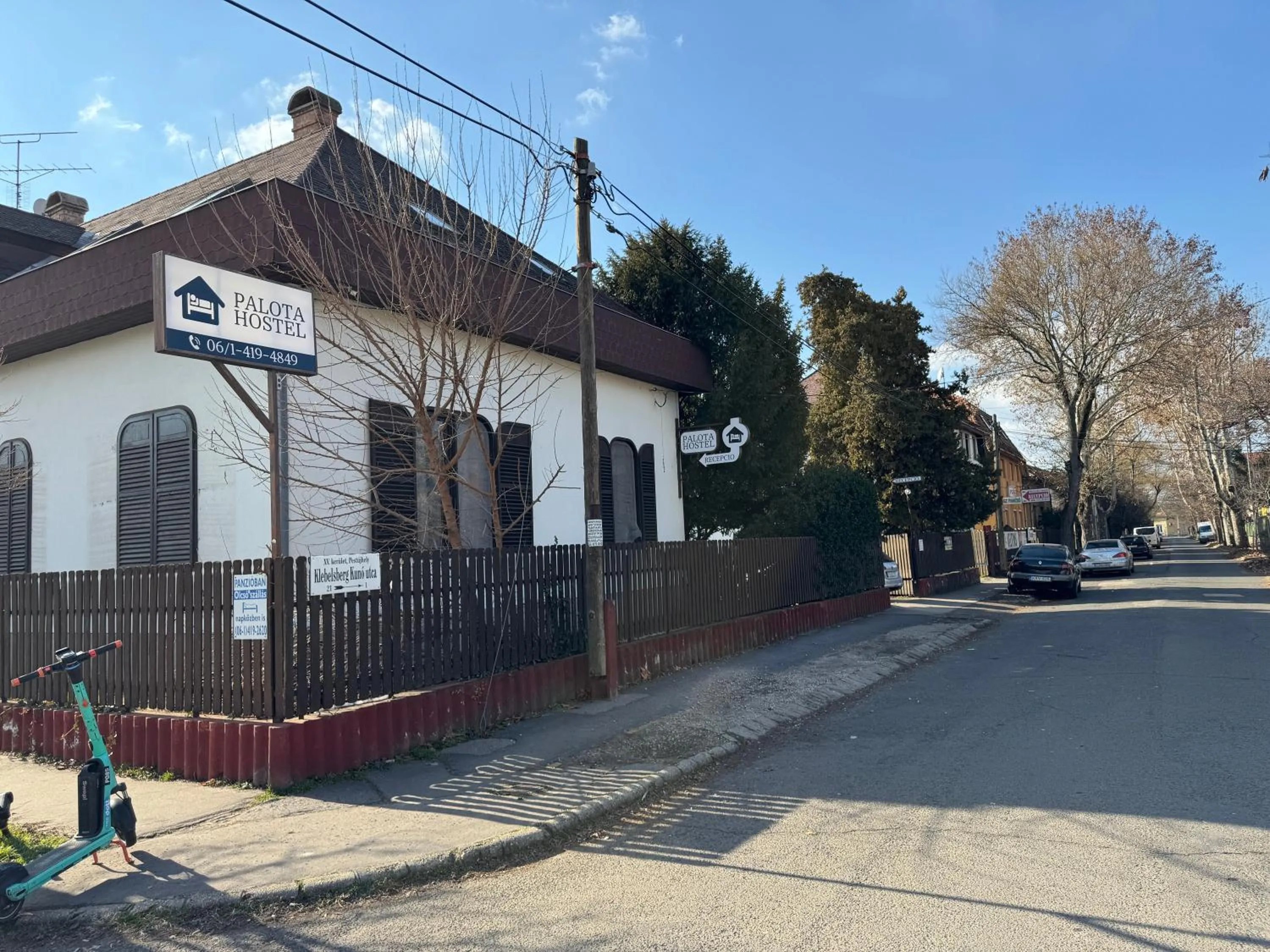 Property building in Palota Hostel