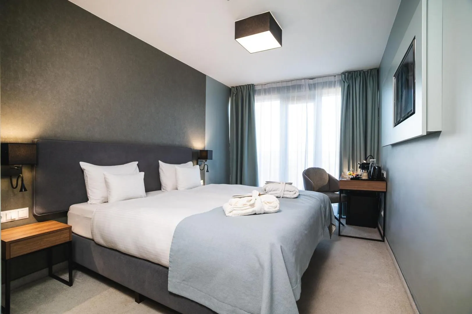 Bed in Focus Hotel Poznań