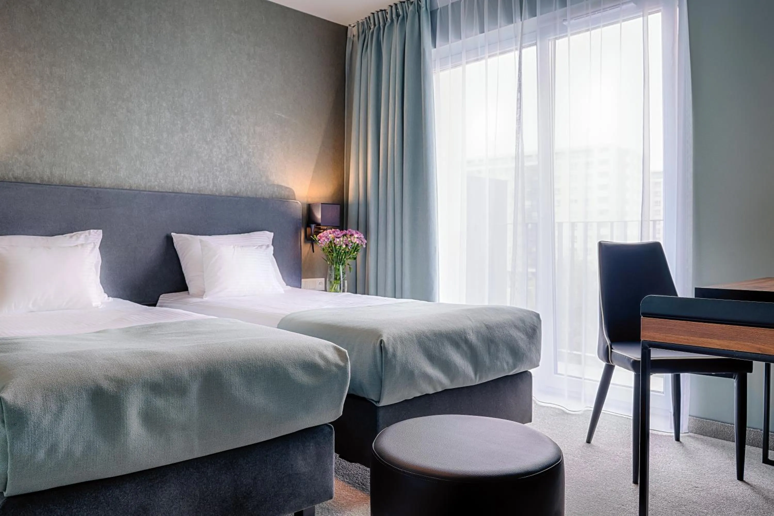 Bed in Focus Hotel Poznań