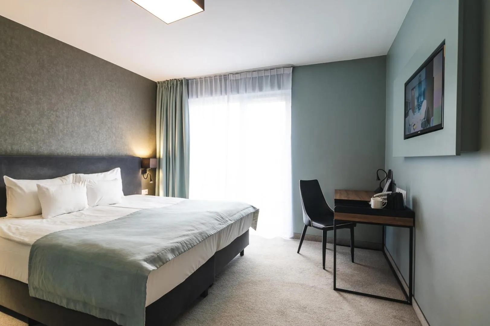 Bed in Focus Hotel Poznań