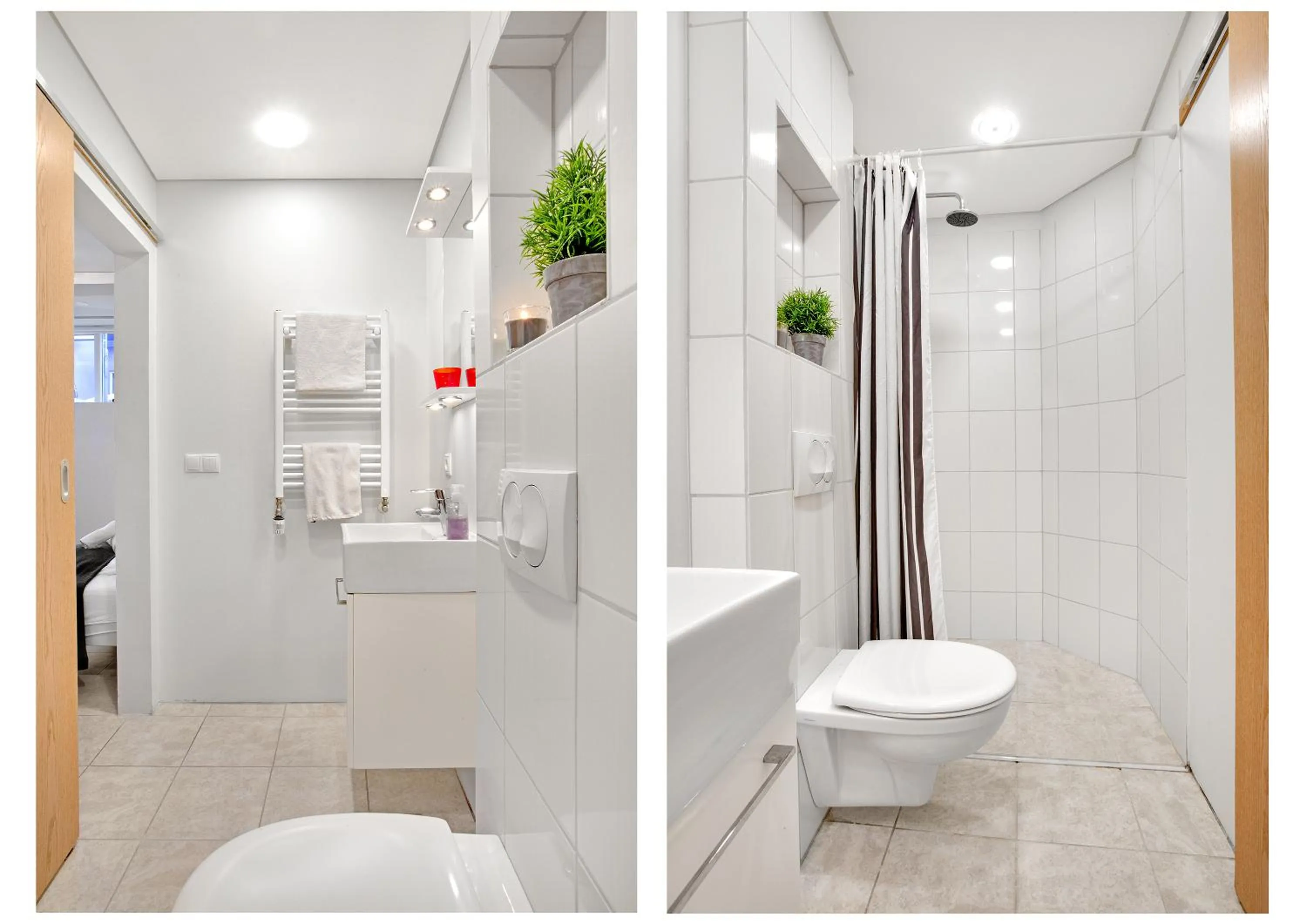 Shower in Alfred's Apartments