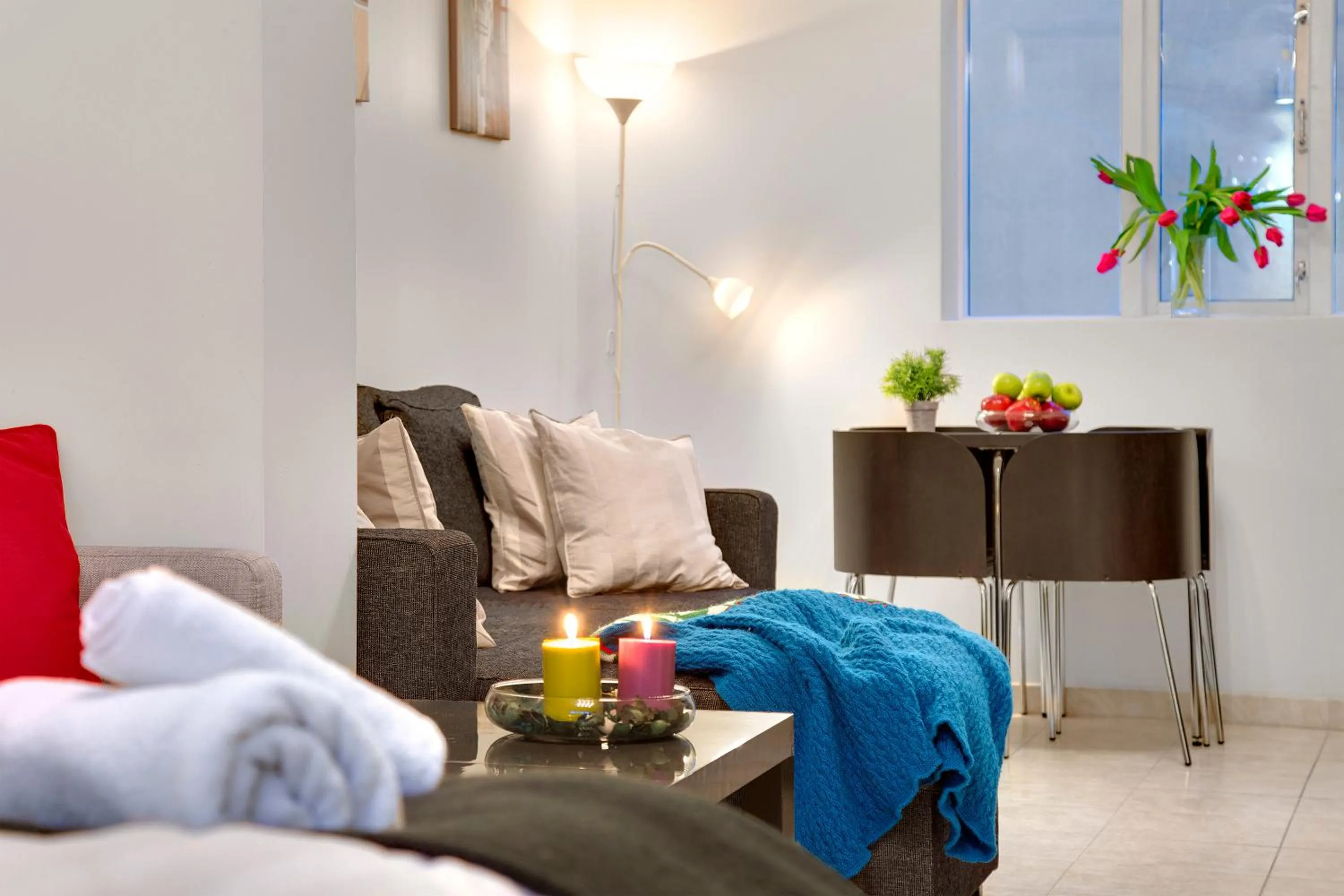 Living room in Alfred's Apartments