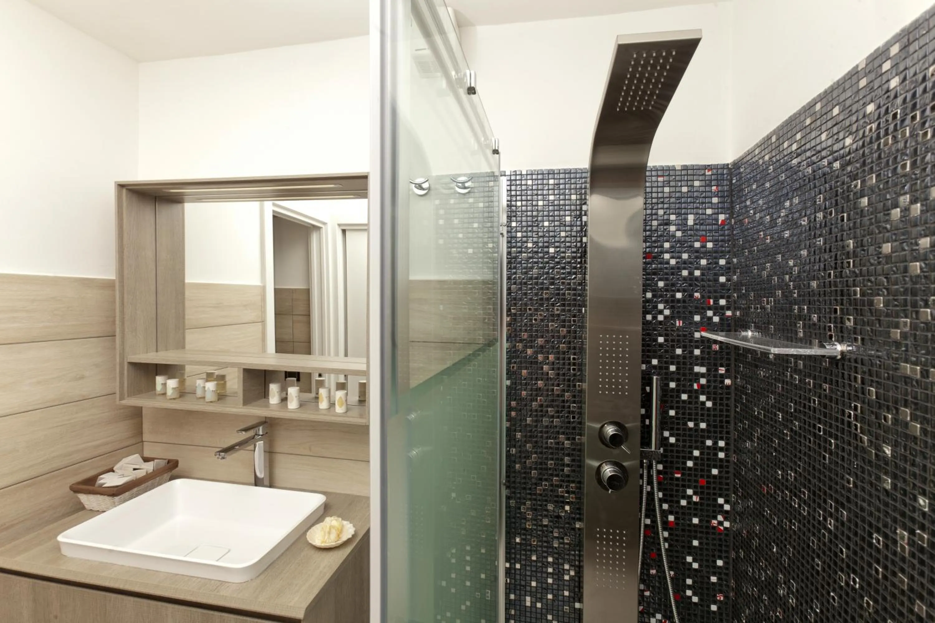 Toilet in Hotel Villa Domizia