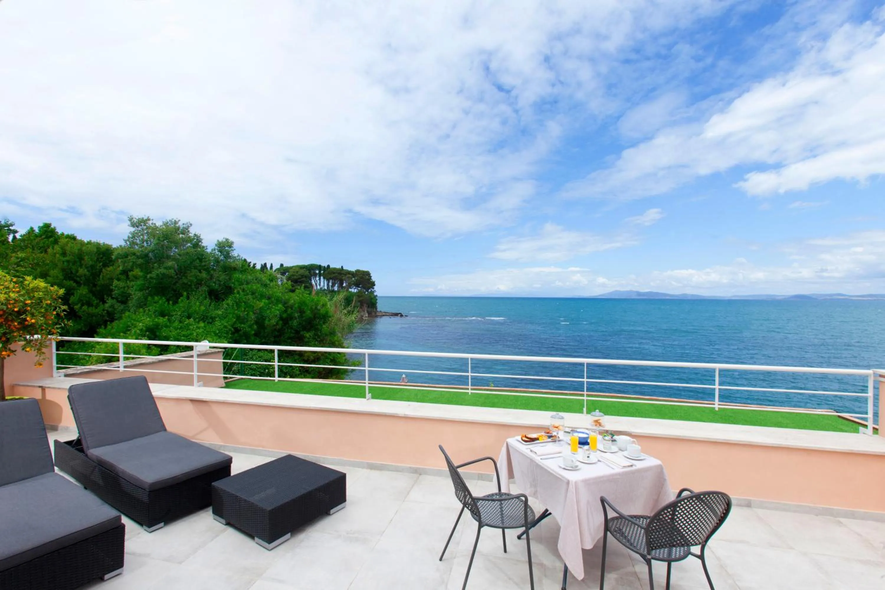 Balcony/Terrace in Hotel Villa Domizia
