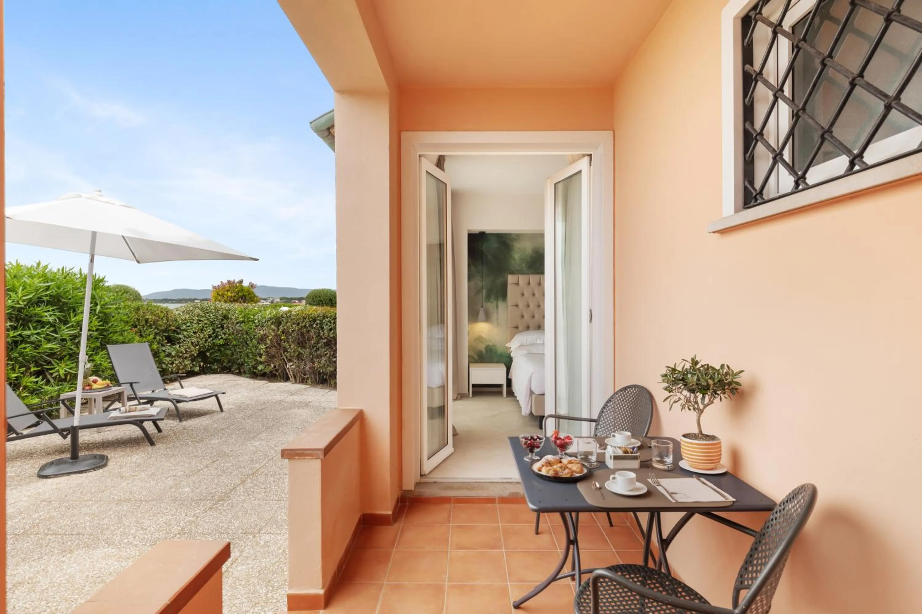 Garden in Hotel Villa Domizia